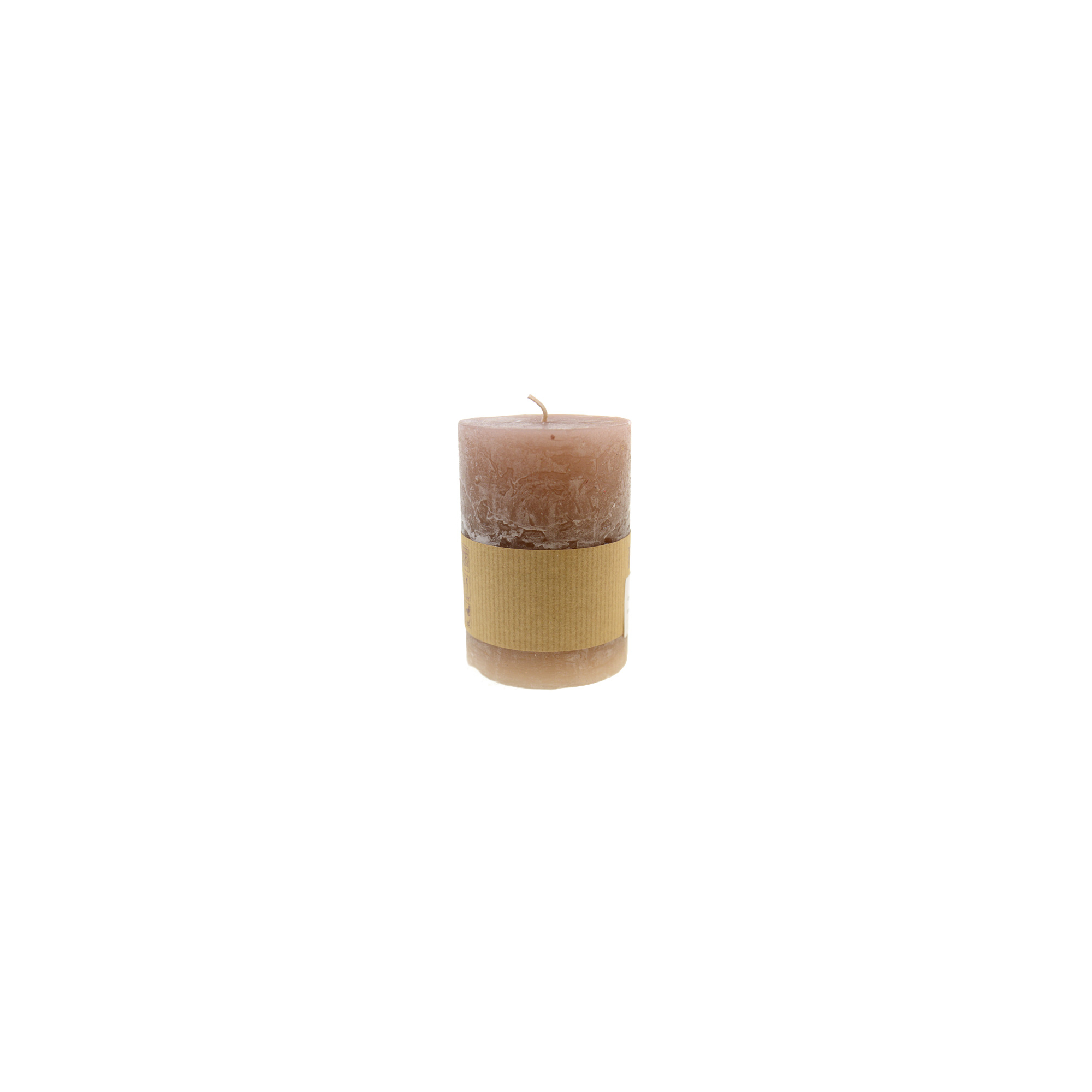 Gyertya henger Rustic 70/100 krém