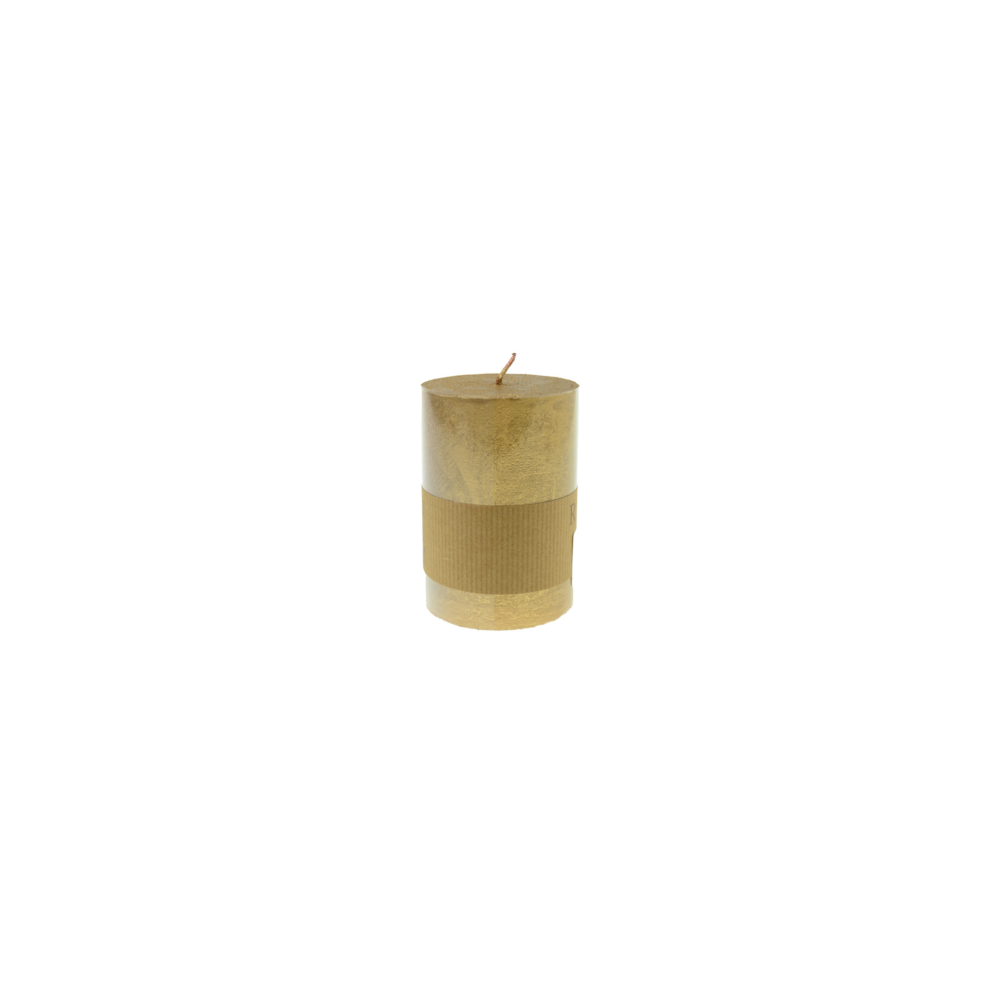 Gyertya henger 70/100 Rustic Metal arany