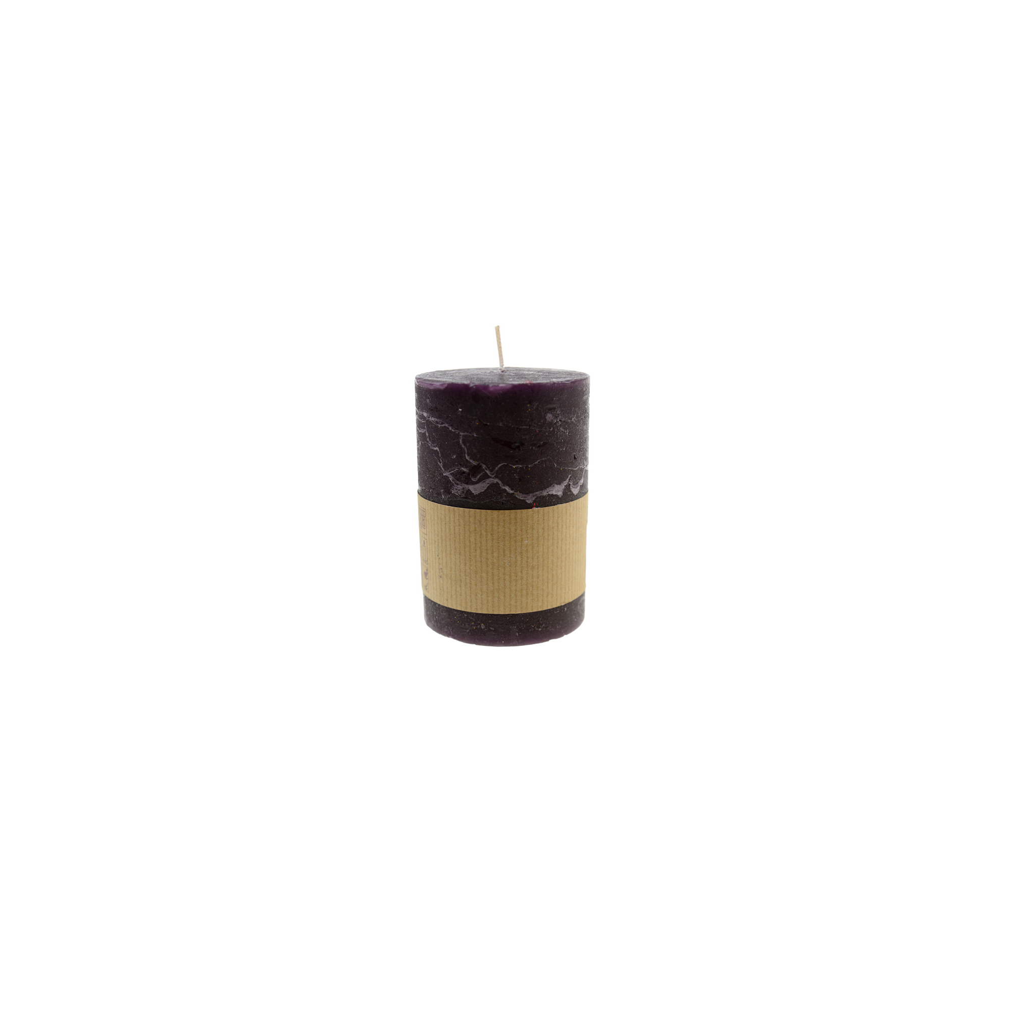 Gyertya henger Rustic 70/100 s.lila
