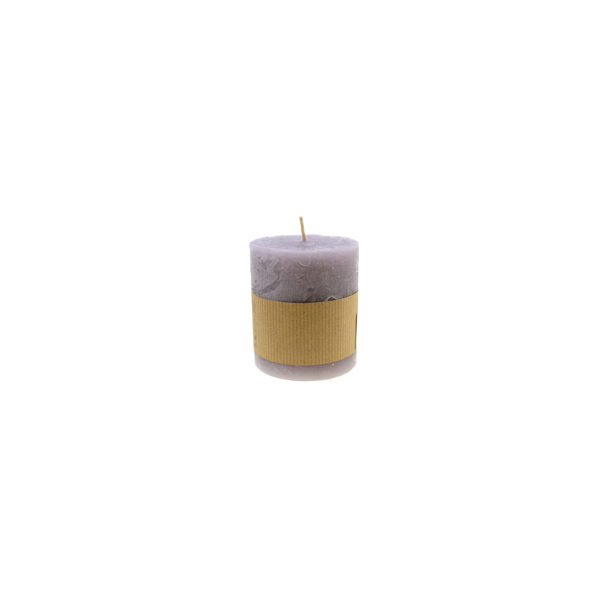 Gyertya henger Rustic 70/80 h.lila