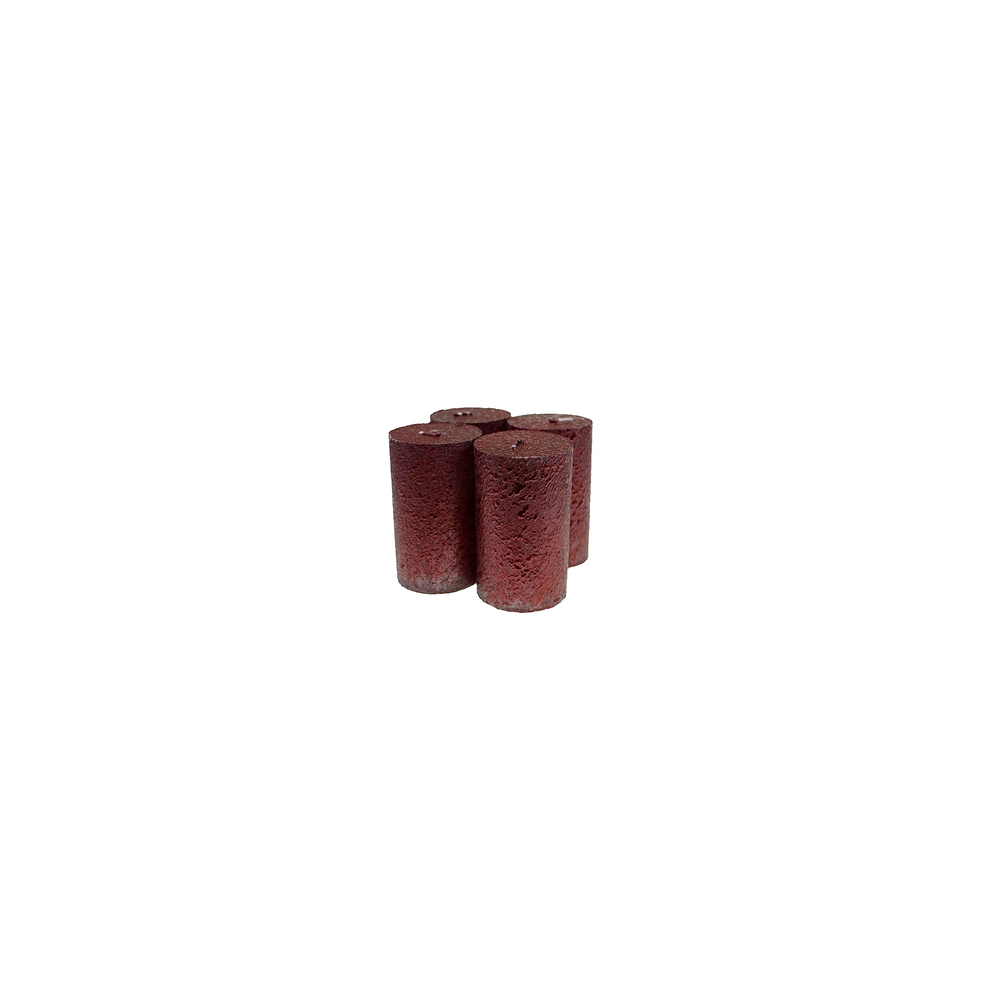 Gyertya henger fröcskölt 60/100 s/4 burgundy