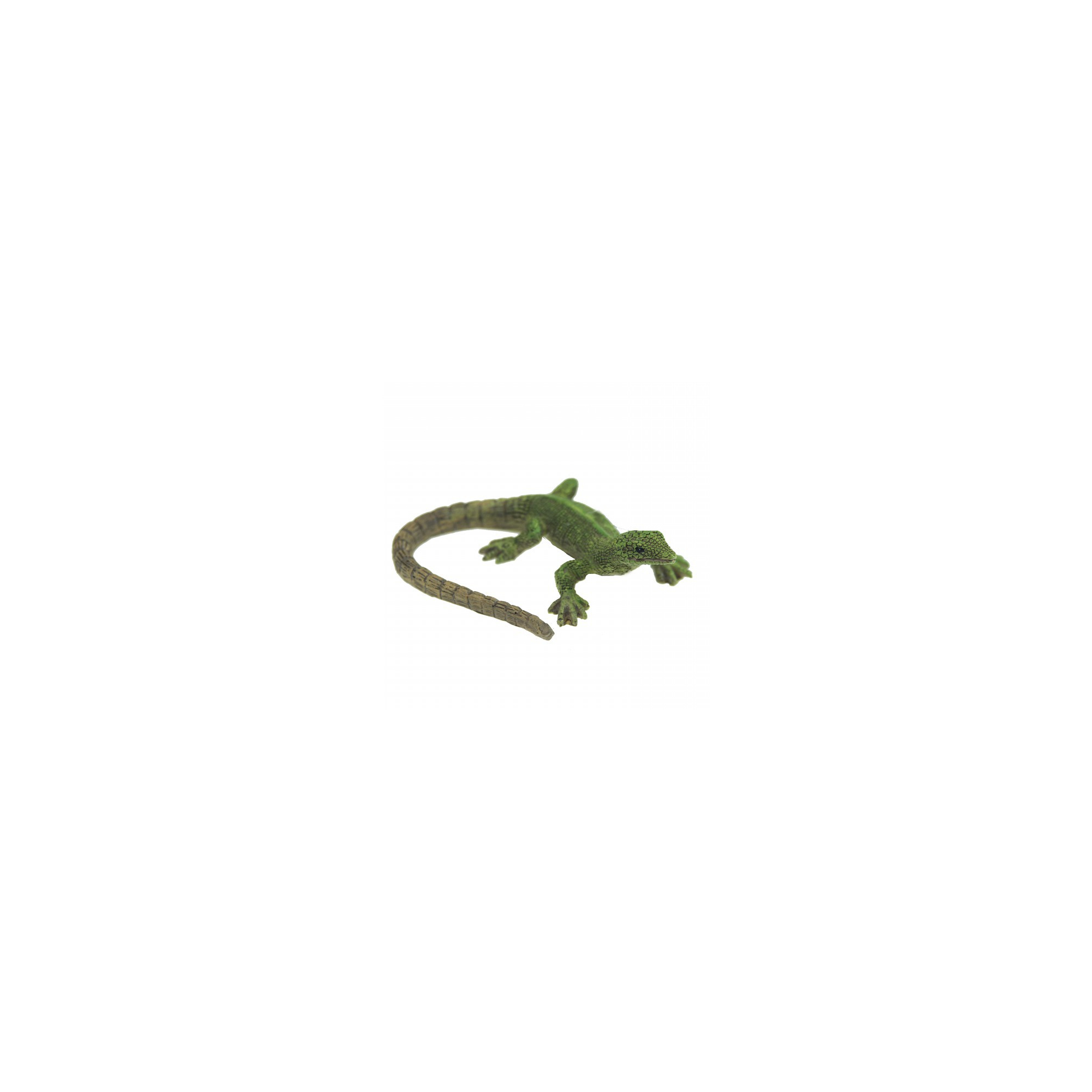 Gyík poly 9*6,5cm zöld