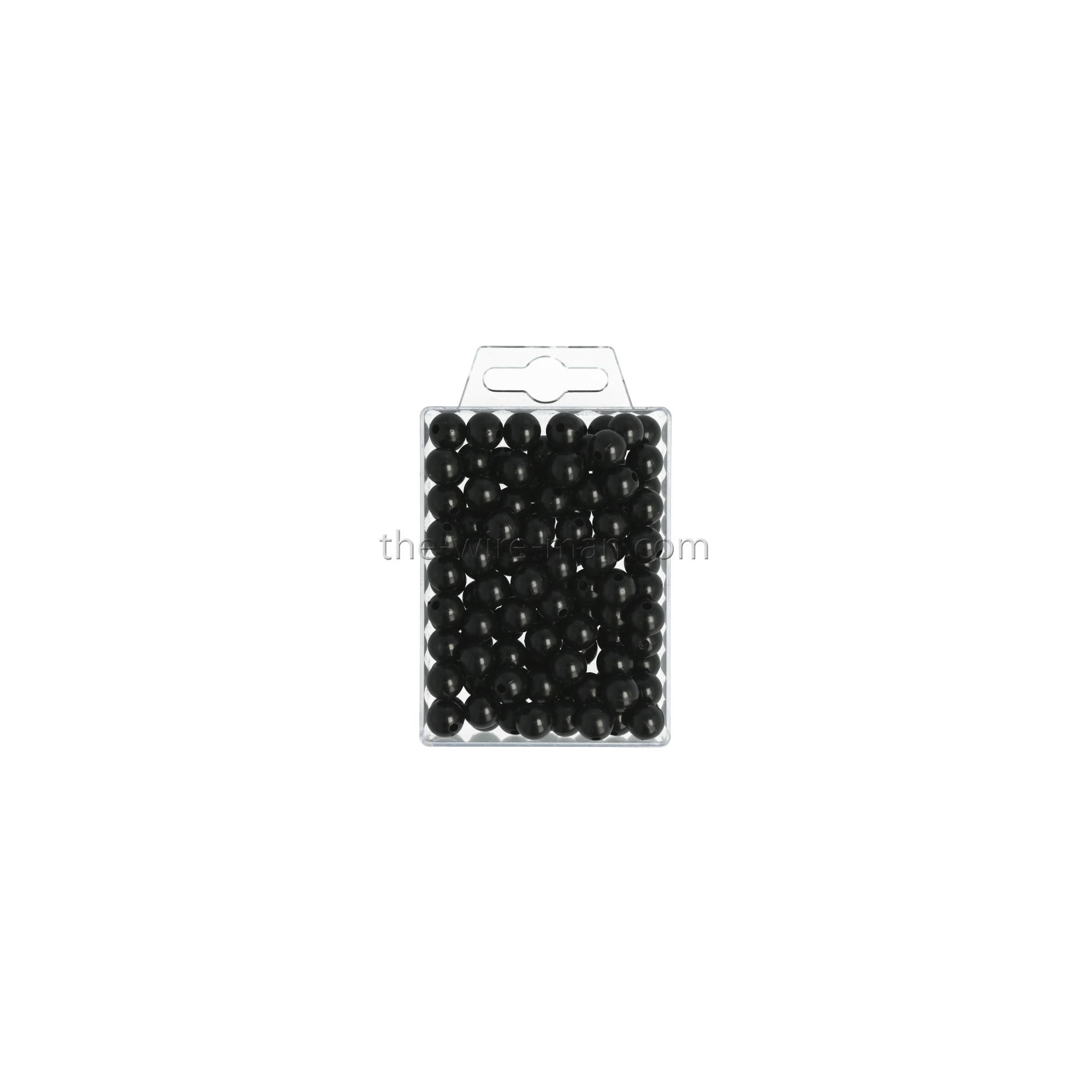 Gyöngy 10mm 115db fekete
