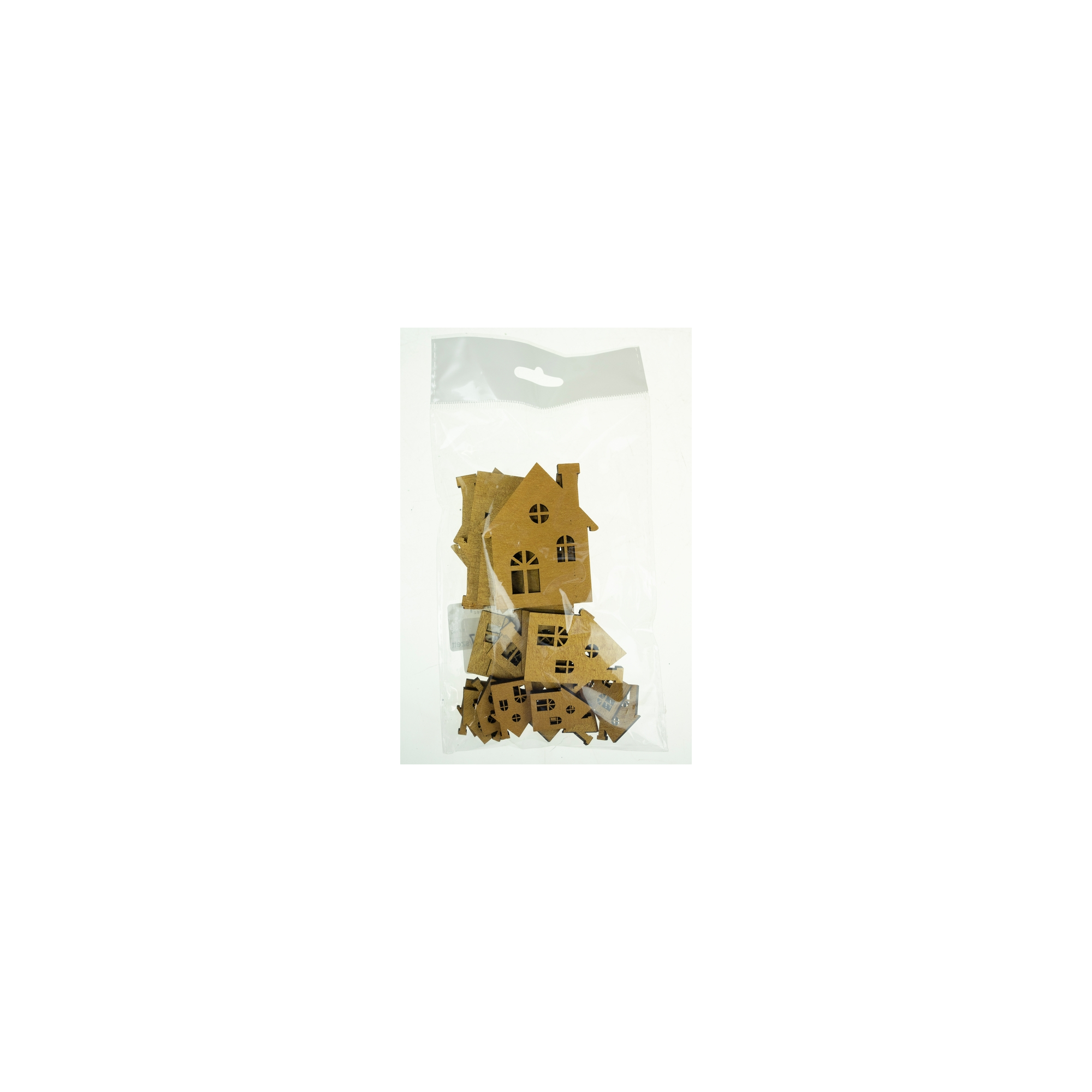 Ház fa 3-7cm s/20 arany