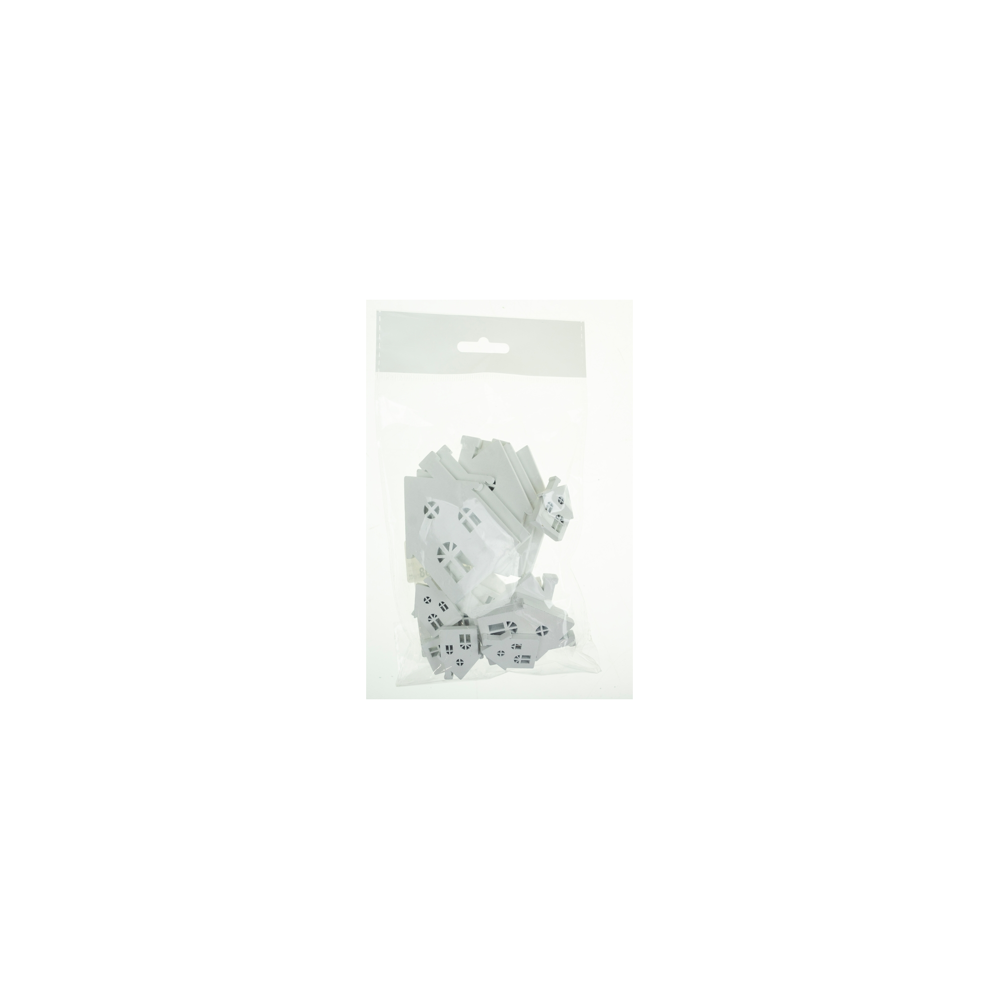 Ház fa 3-7cm s/20 fehér