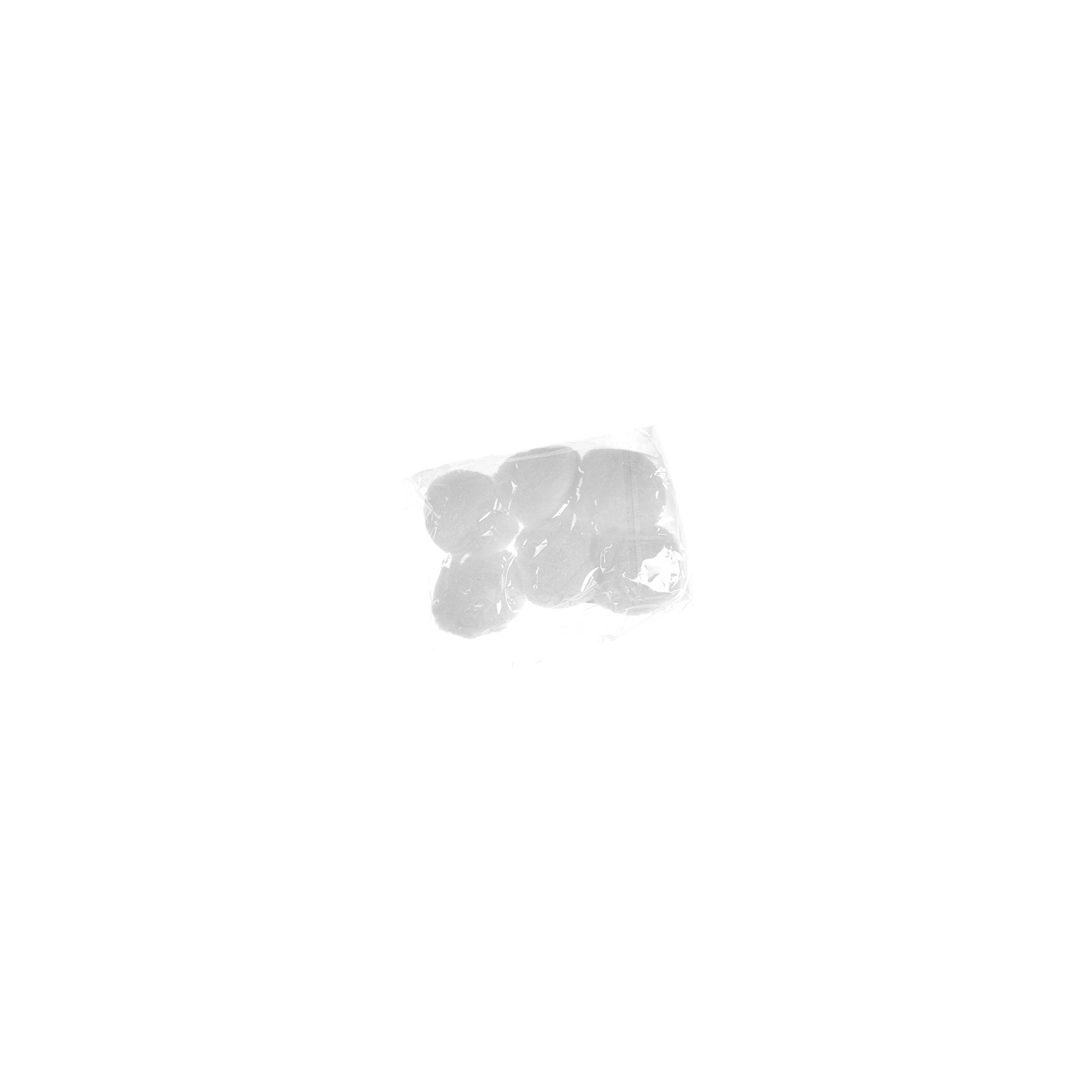 Hógolyó nylon 6cm s/6 fehér