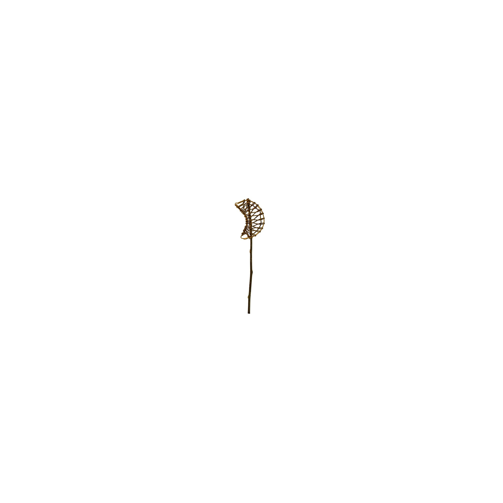 Hold/szív pikk vessző 10cm natúr Zmrst