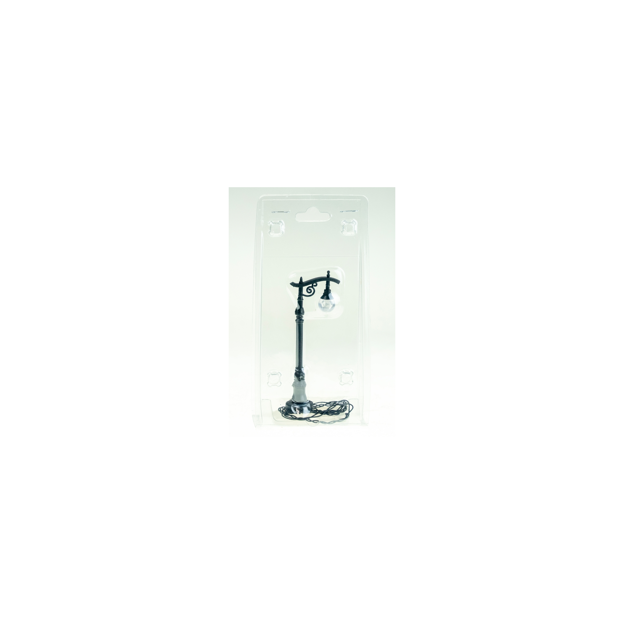 Kandeláber plasztik 10cm LED-es fekete