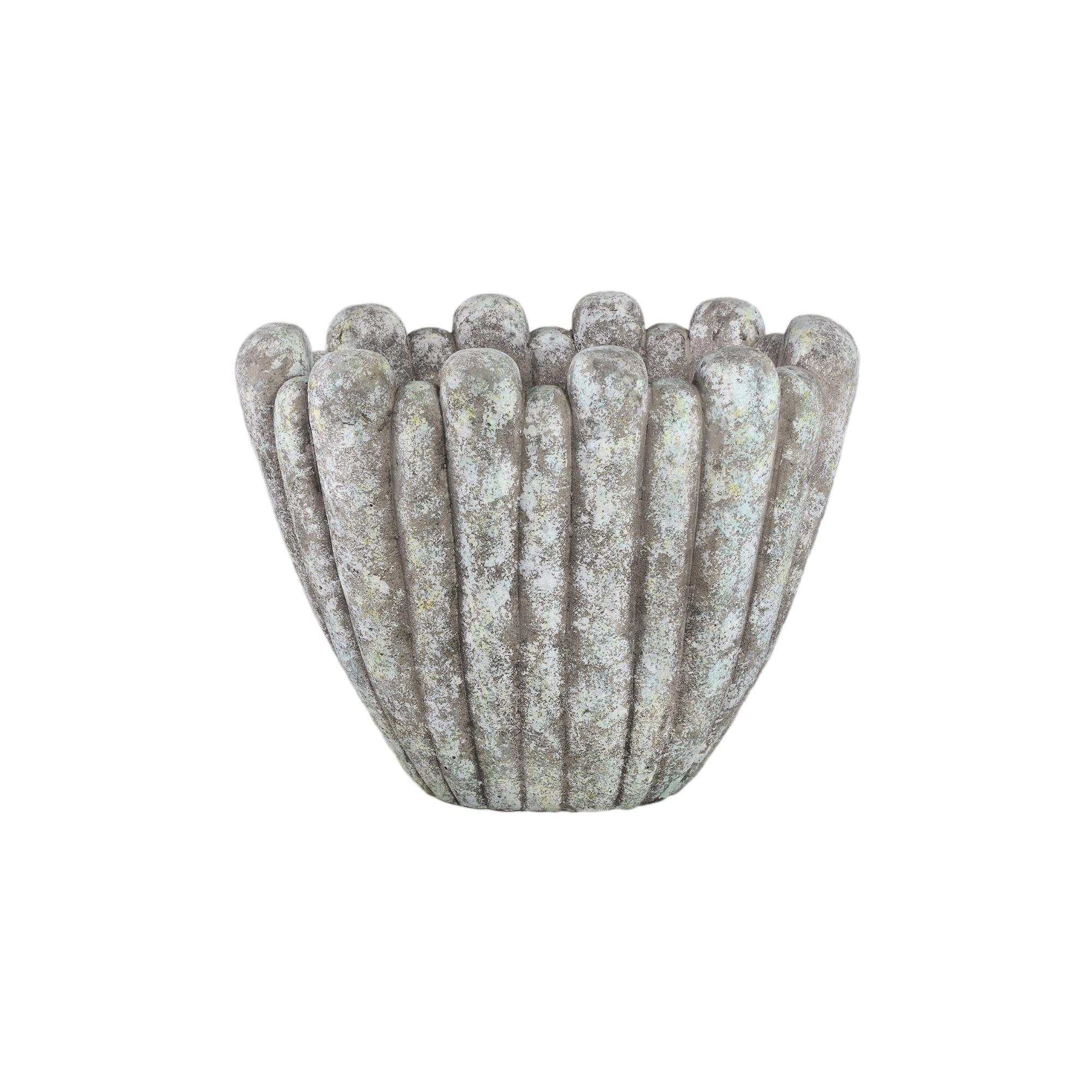 Kaspó cement 47*27*36cm szürke