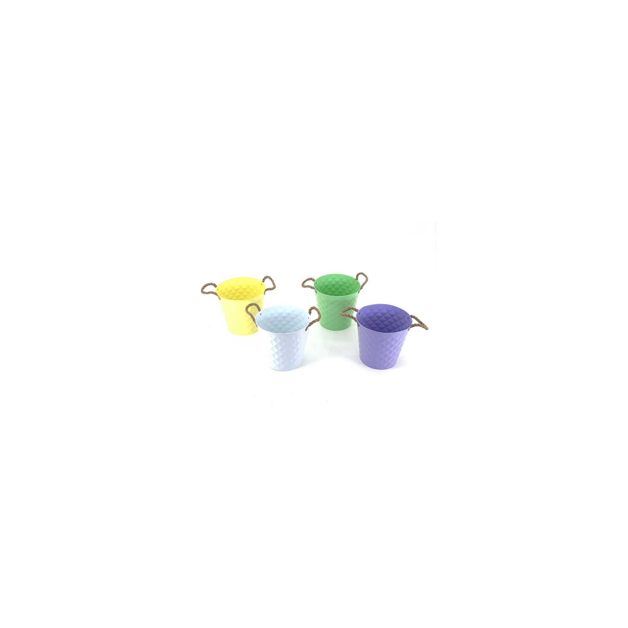 Kaspó fém D17XH14CM menta
