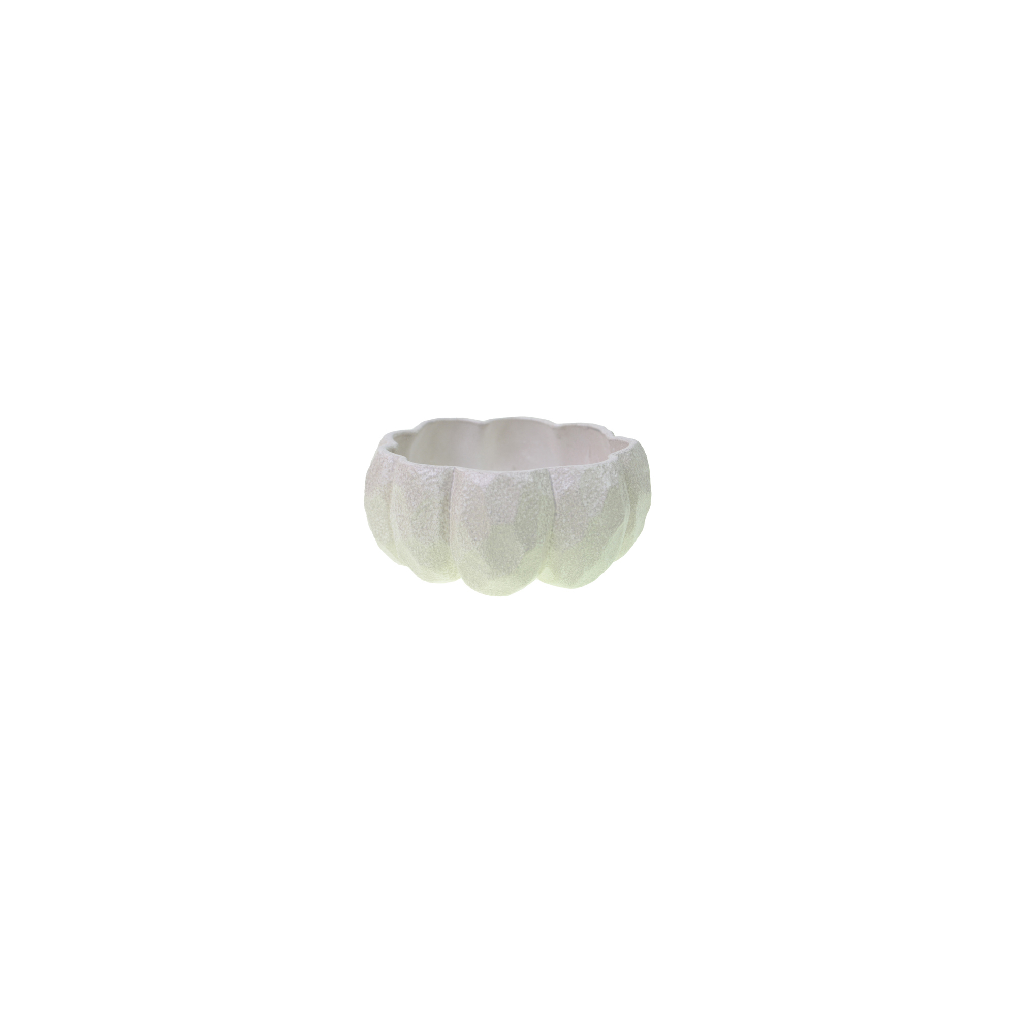 Kaspó kerámia 19*8,5cm tök forma fehér