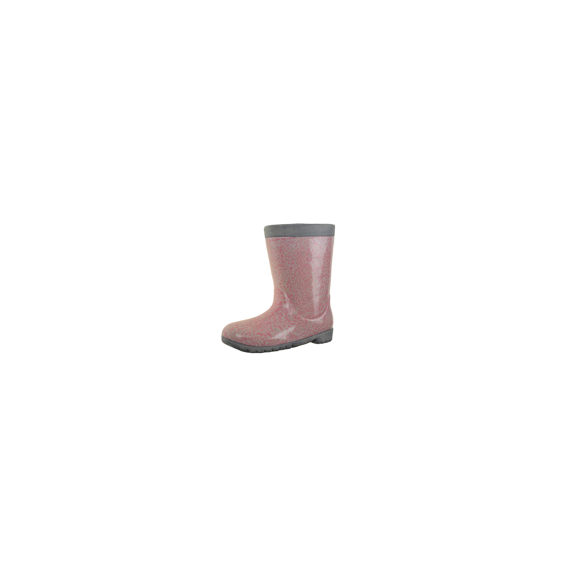 Kaspó kerámia csizma 14*7*13.5cm rózsaszín