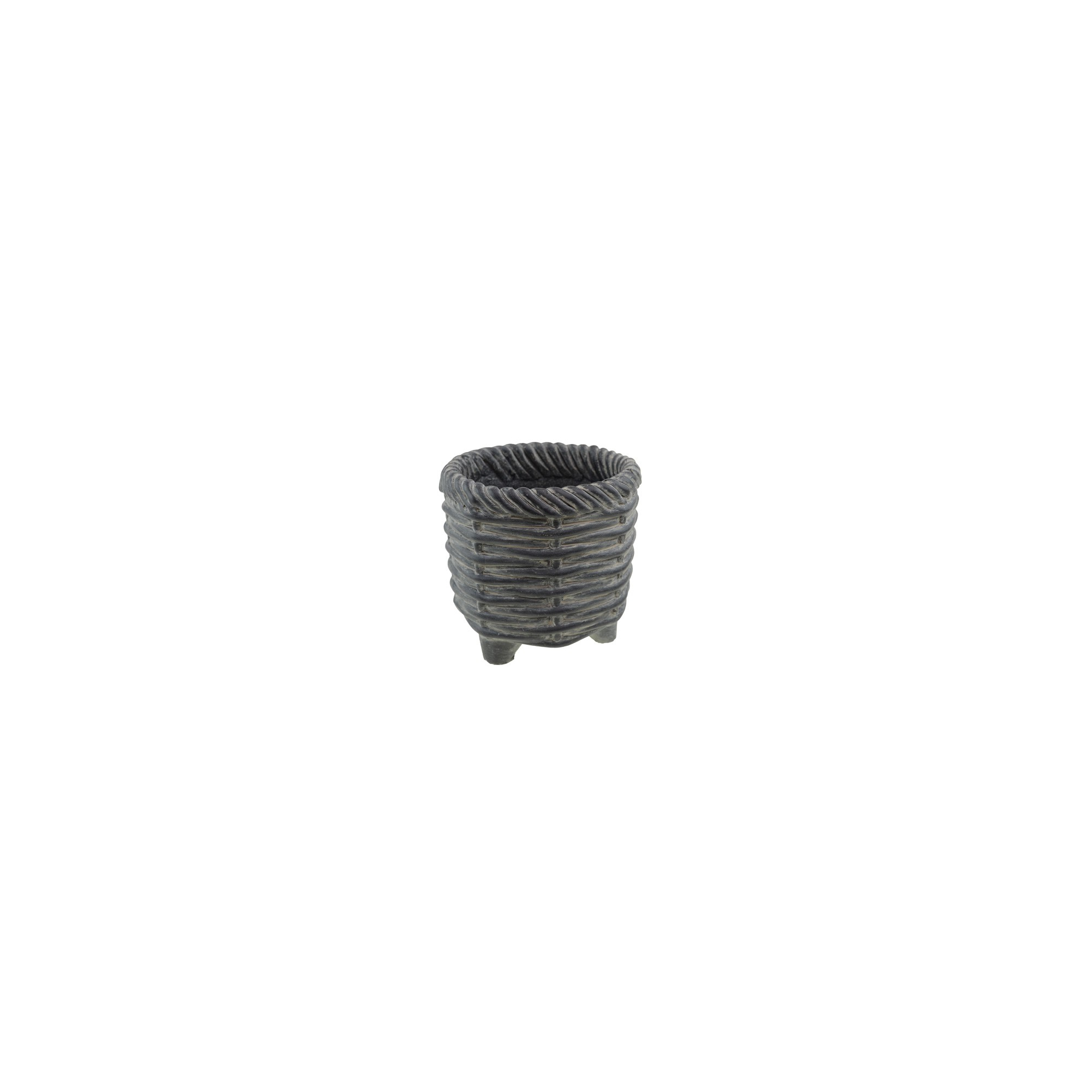 Kaspó kő 13.5 * 13.5 * 14cm farmerkék