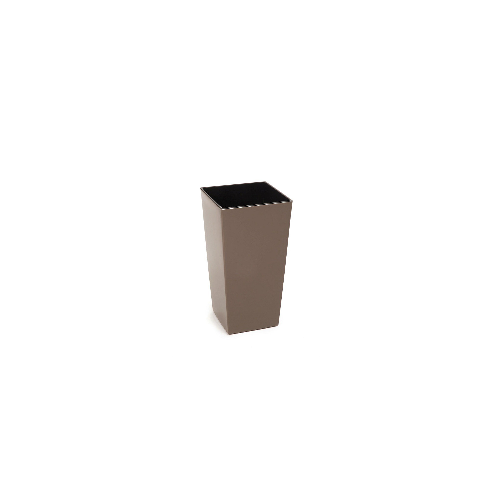 Kaspó műa magas Finezja 14*14cm M 26 cm frappé barna Lamela