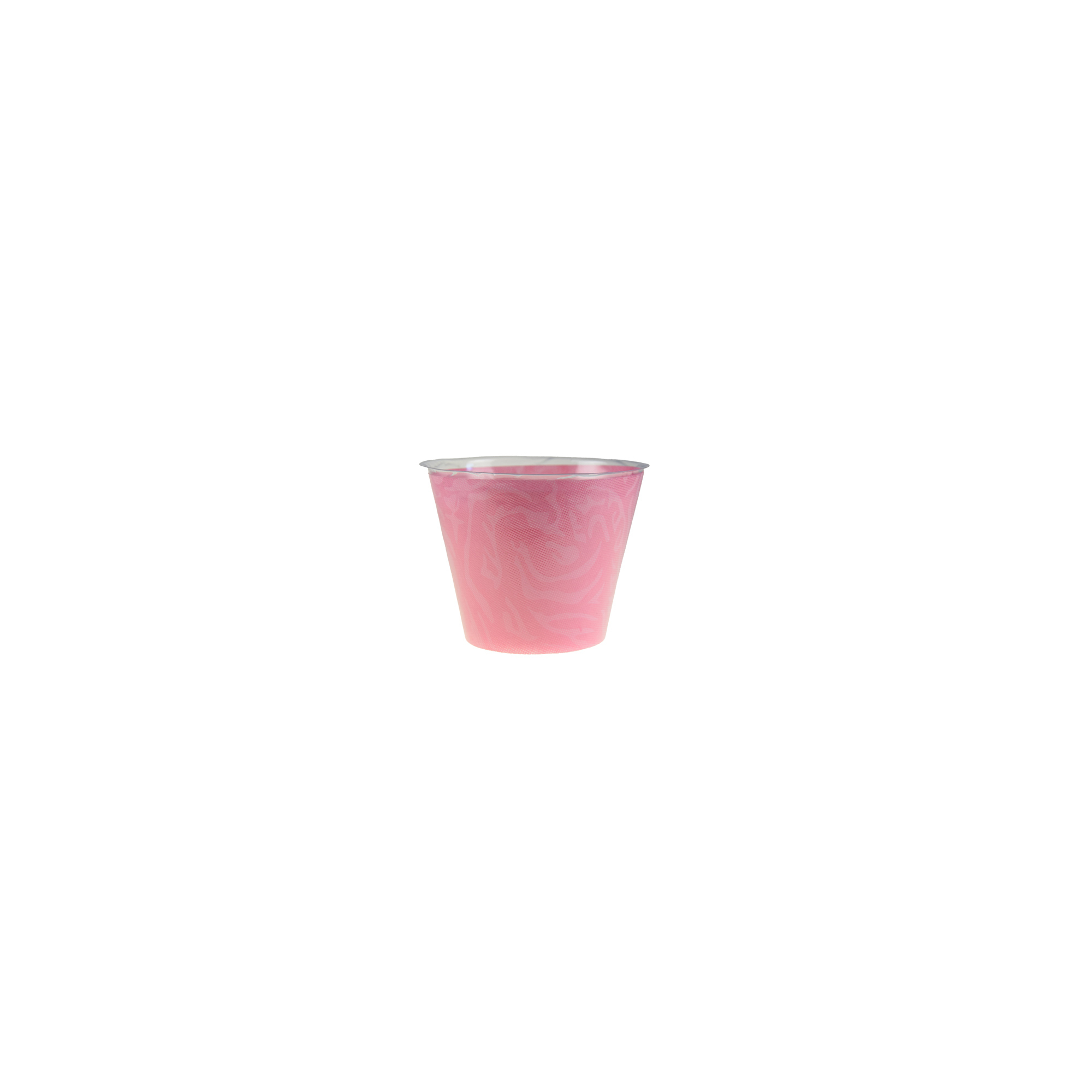 Kaspó műanyag D12 H10,7 mintás pink