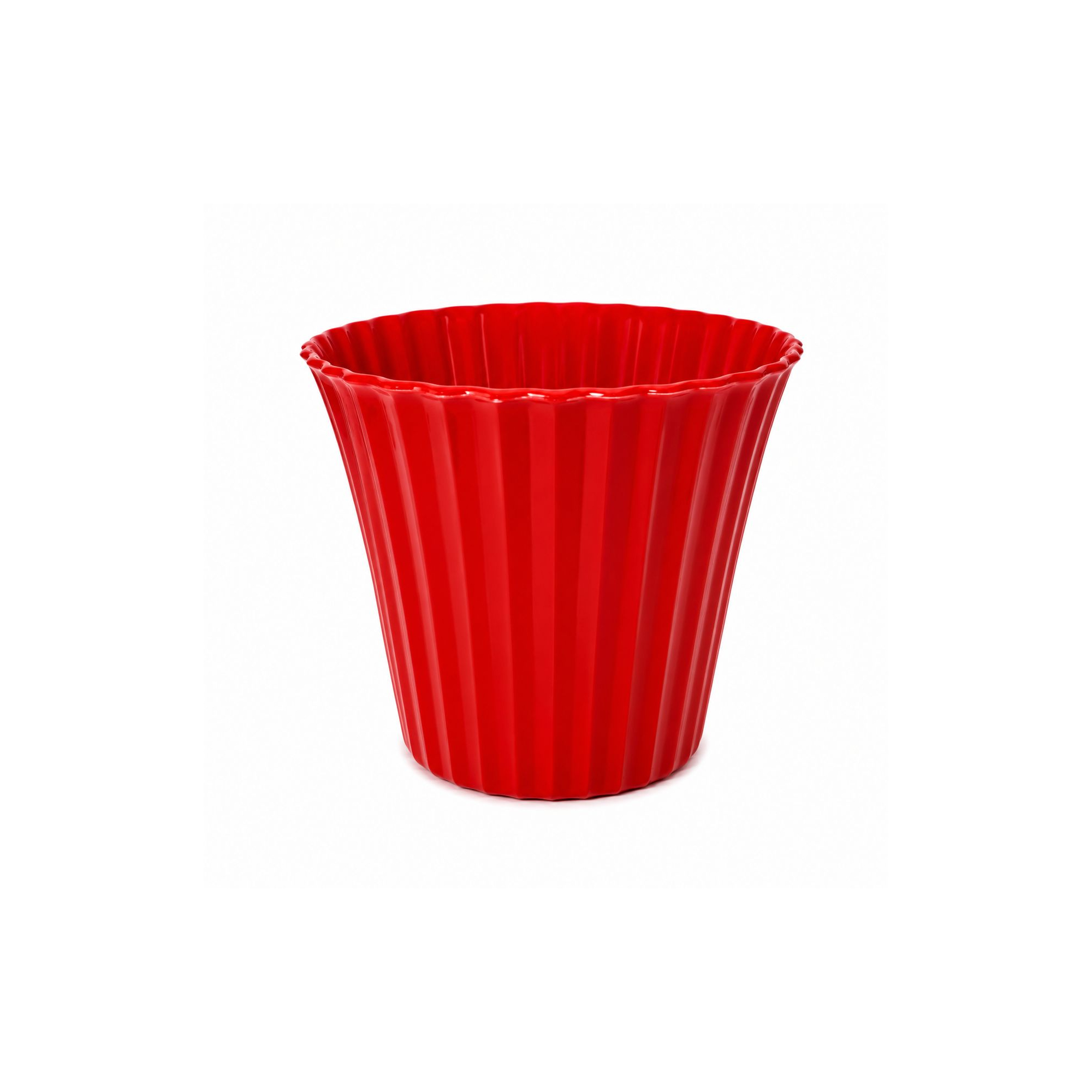 Kaspó műanyag D9 piros