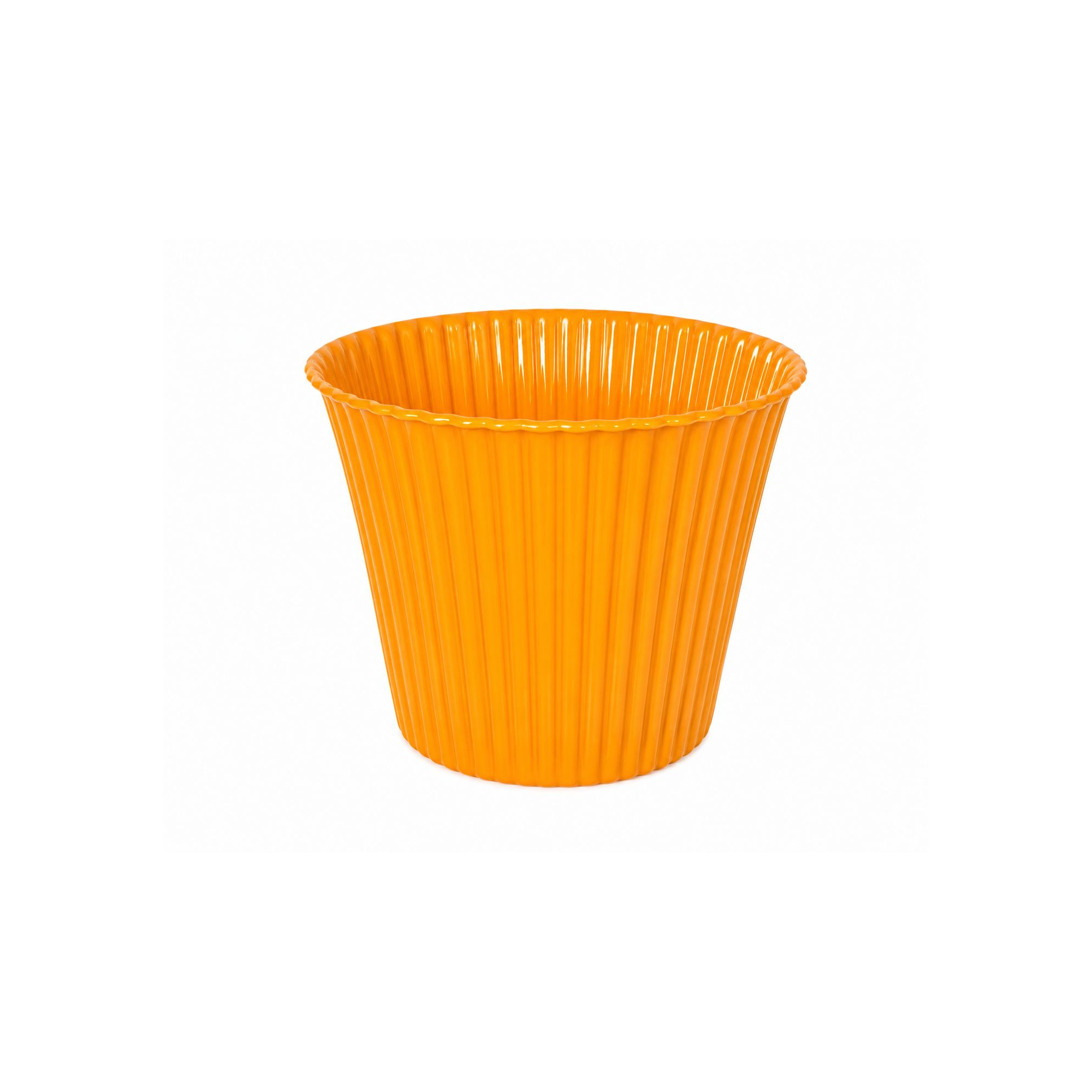 Kaspó muffin műanyag D12 narancssárga