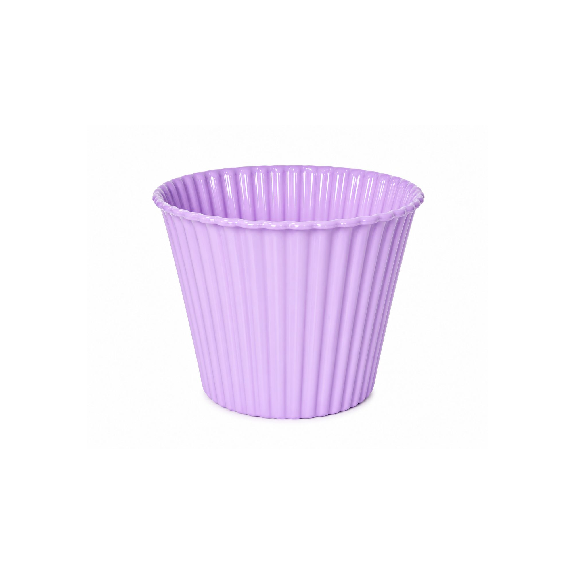 Kaspó muffin műanyag D6,5 lila