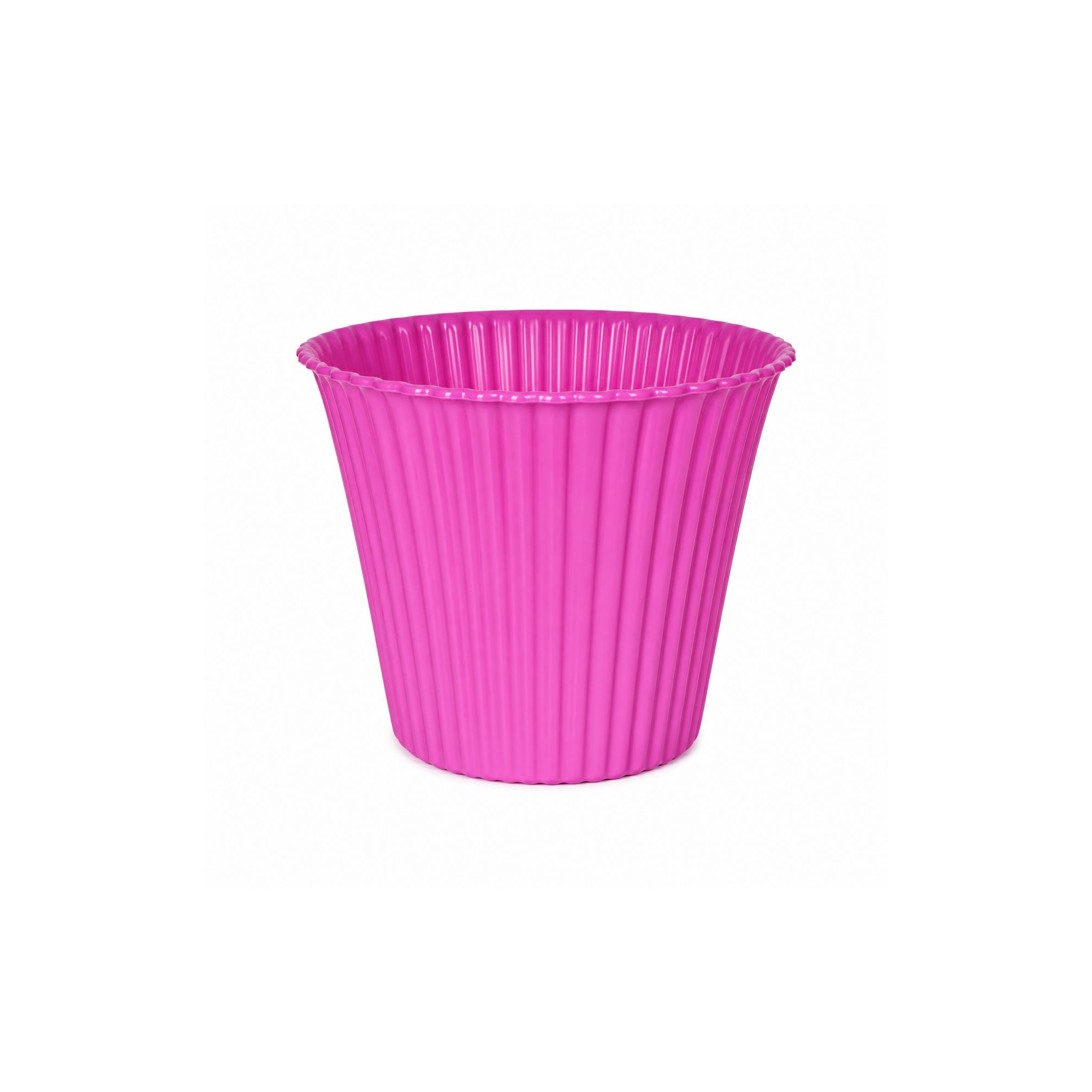 Kaspó muffin műanyag D6,5 rózsaszín