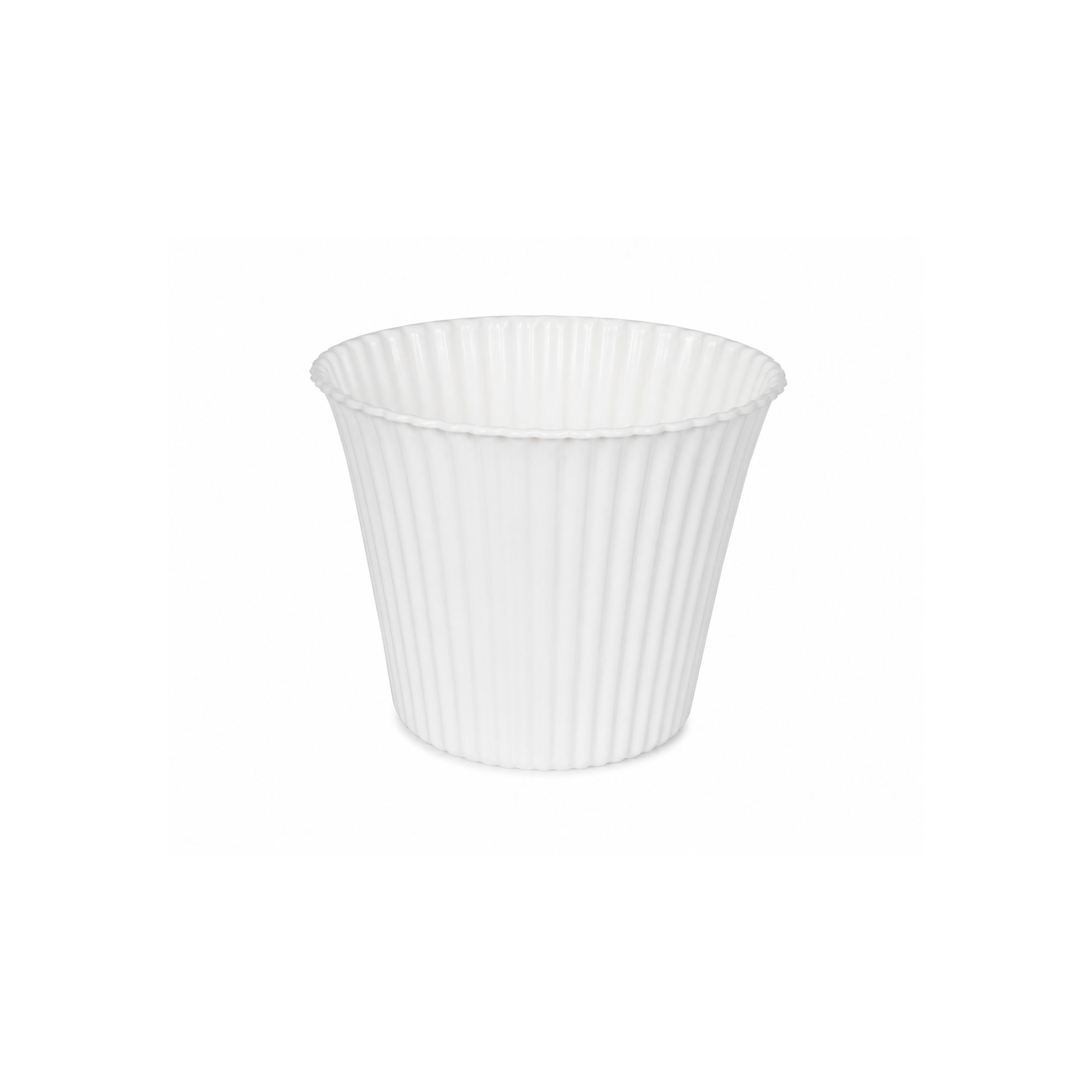 Kaspó muffin műanyag D9 fehér