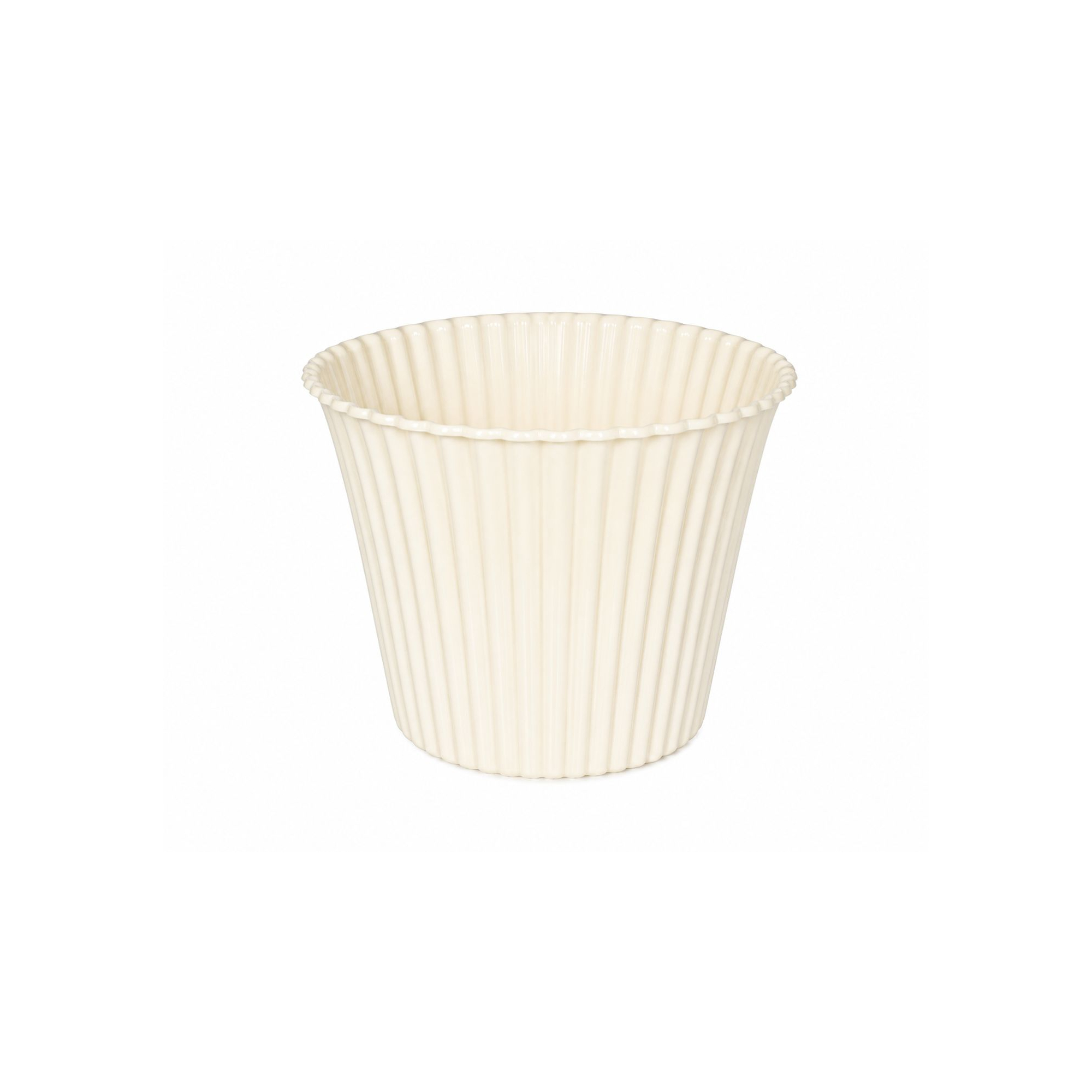 Kaspó muffin műanyag D9 krém