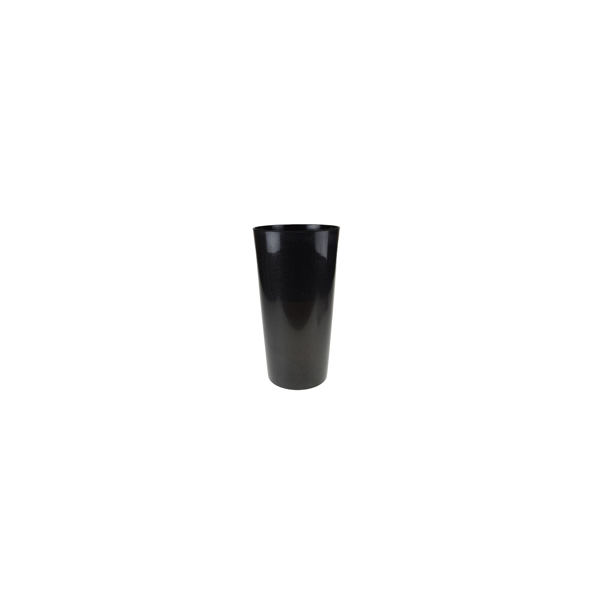 Kaspó plasztik 27cm D14 H11 fekete