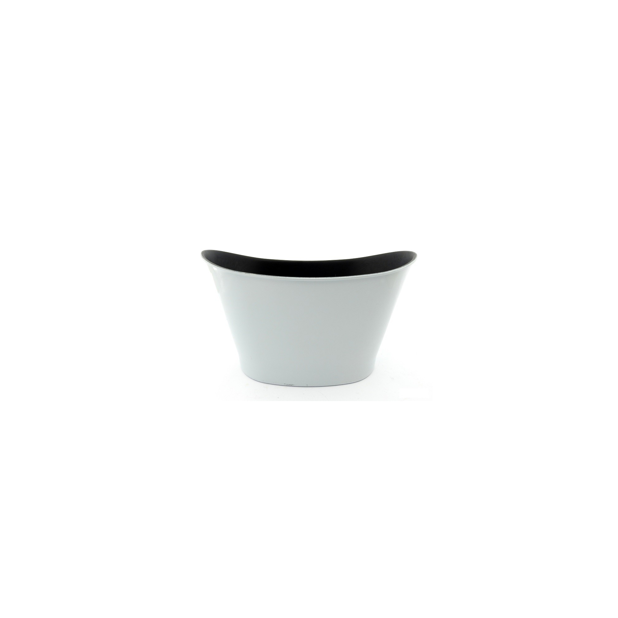 Kaspó plasztik ovális 20*31*H17cm szürke