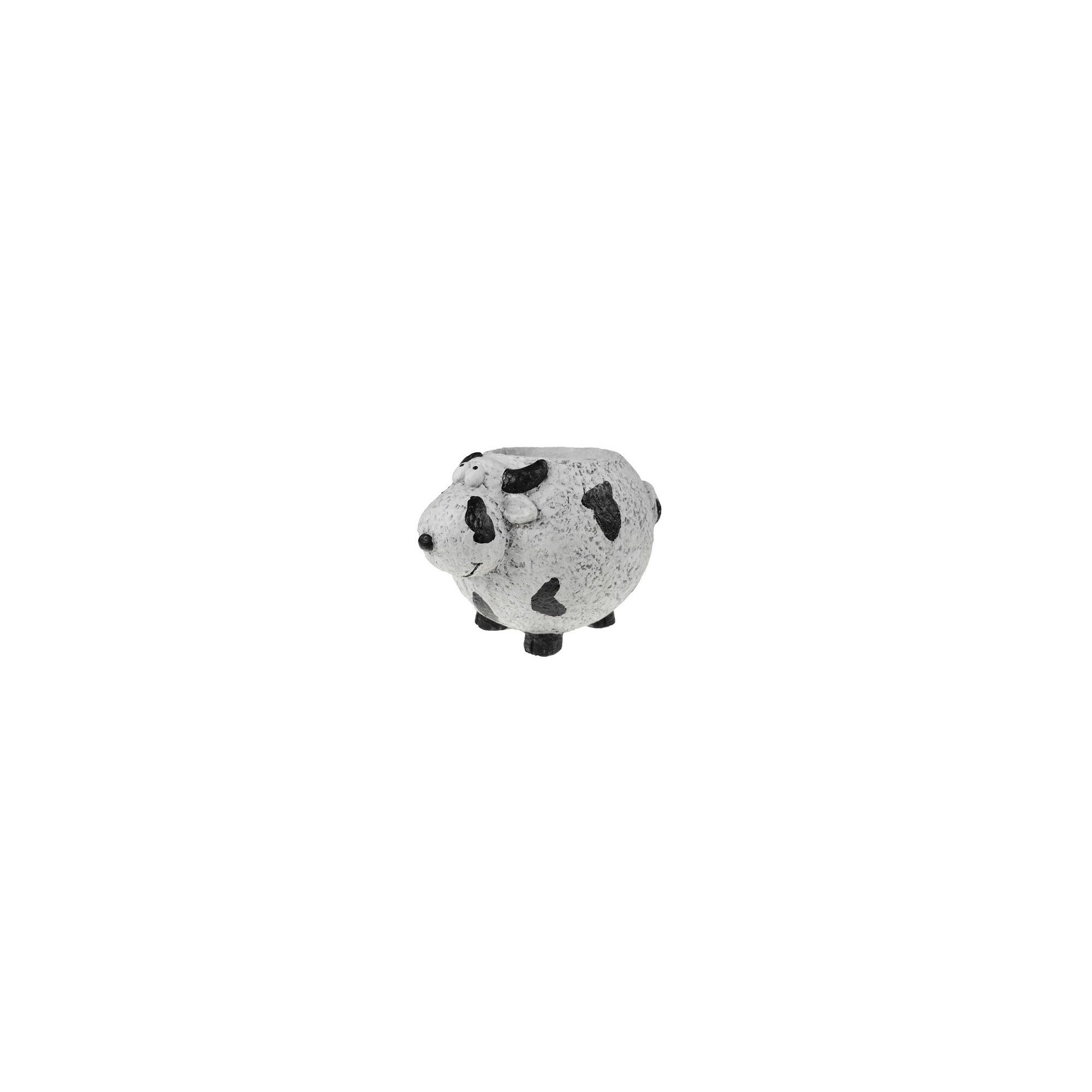 Kaspó poly tehén forma15*18.5*13.5 cm