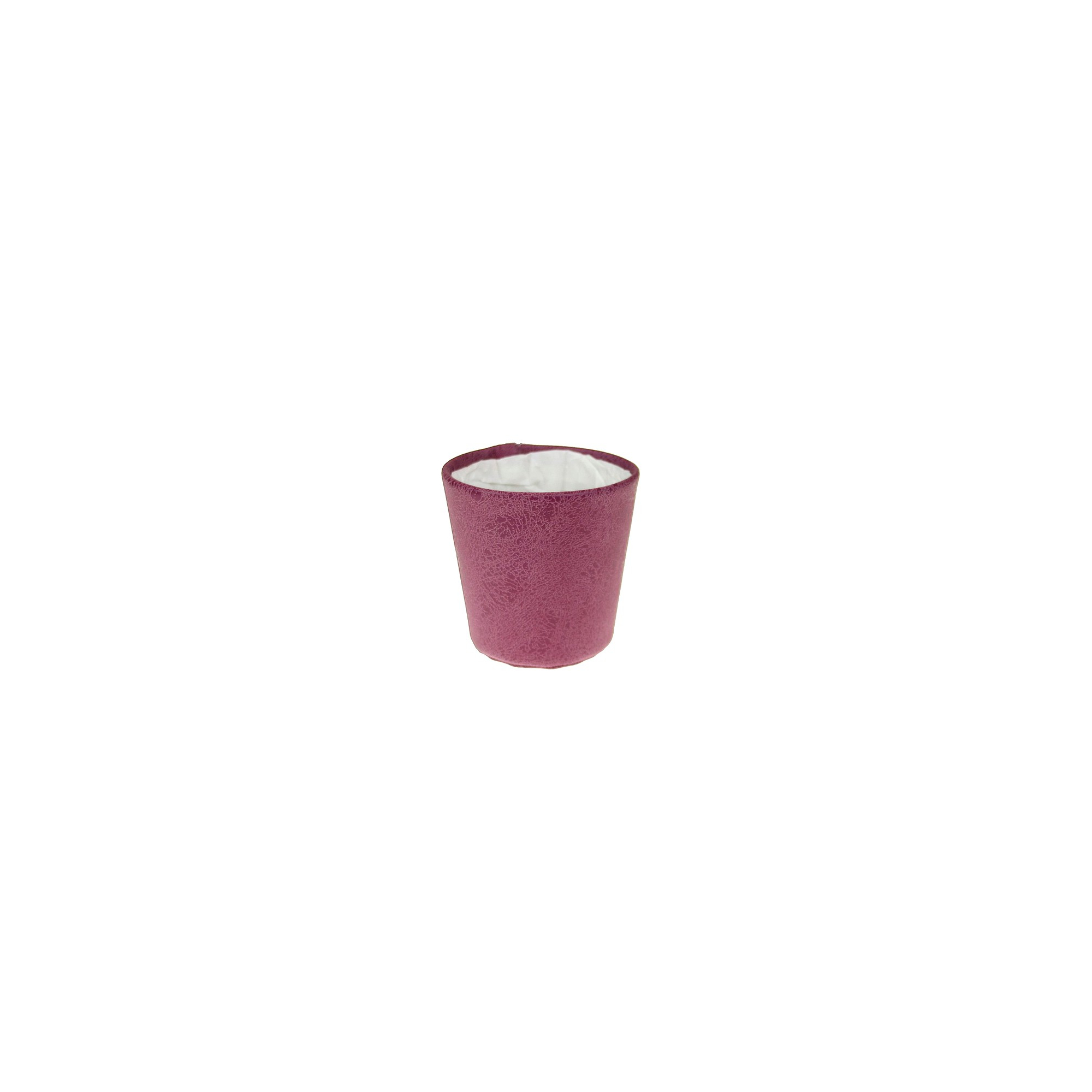 Kaspó PU bőrhatású D10 H10 pink