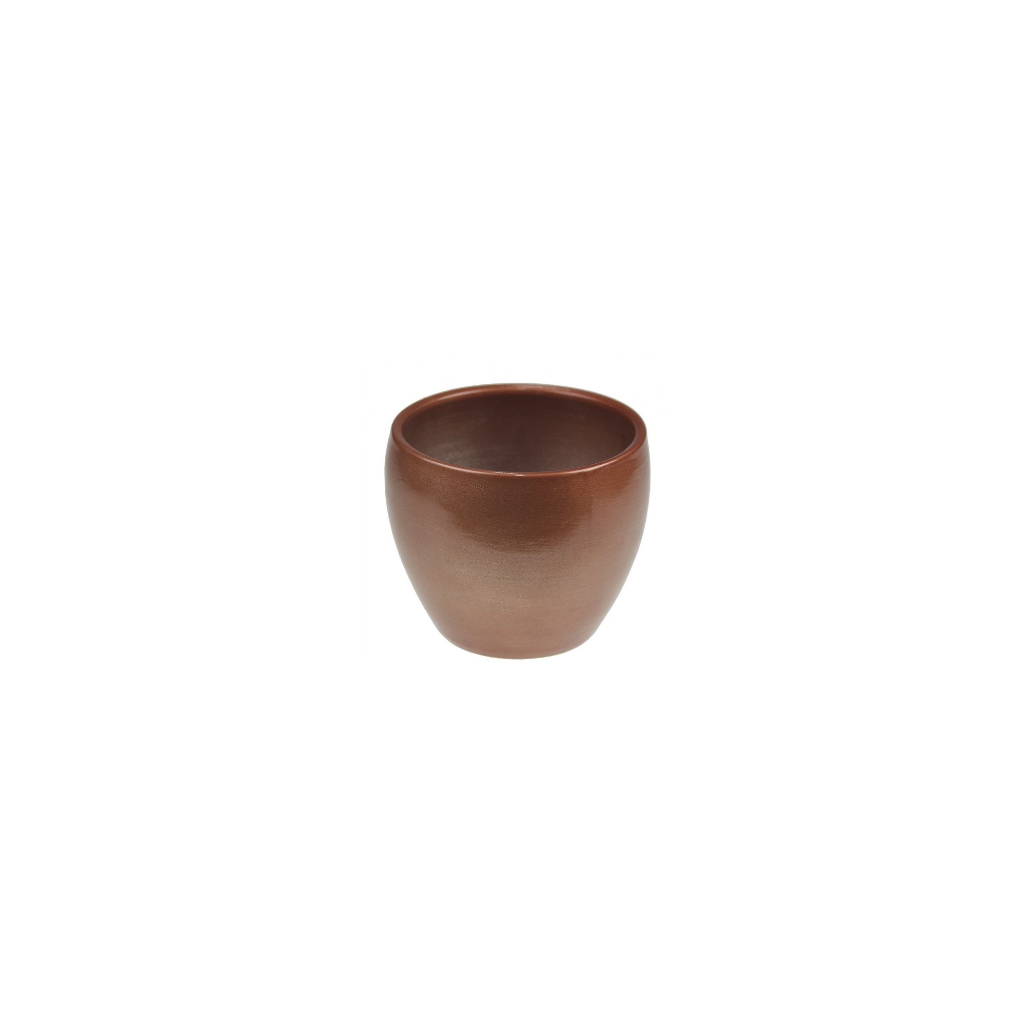 Kaspó terrakotta D12,5x10,5cm metál rosegold