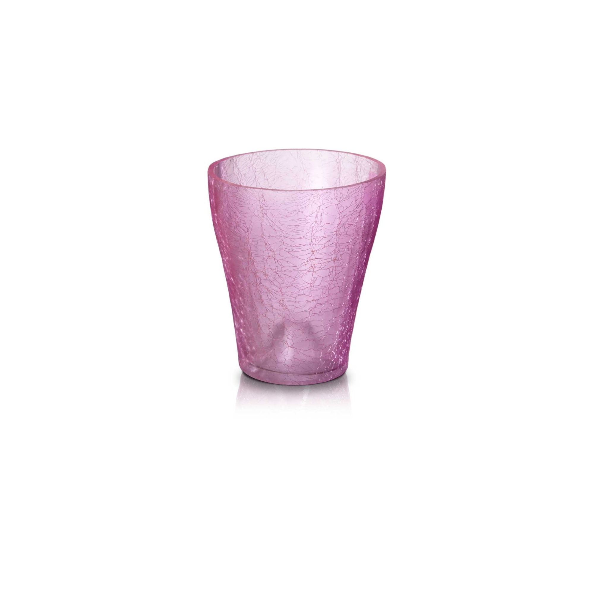 Kaspó üveg D14 H16 pink