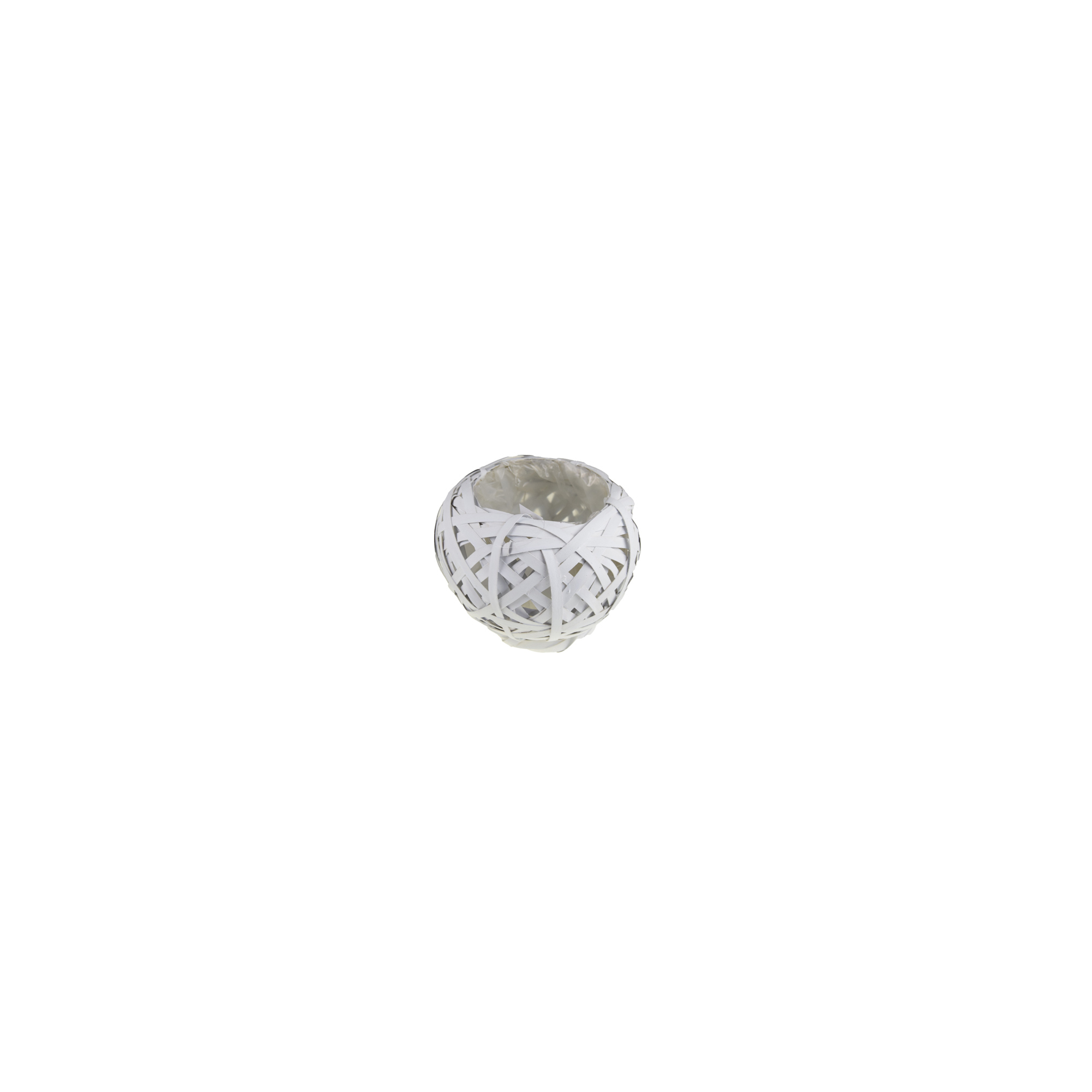 Kaspó vessző 12/20xH17cm fehér