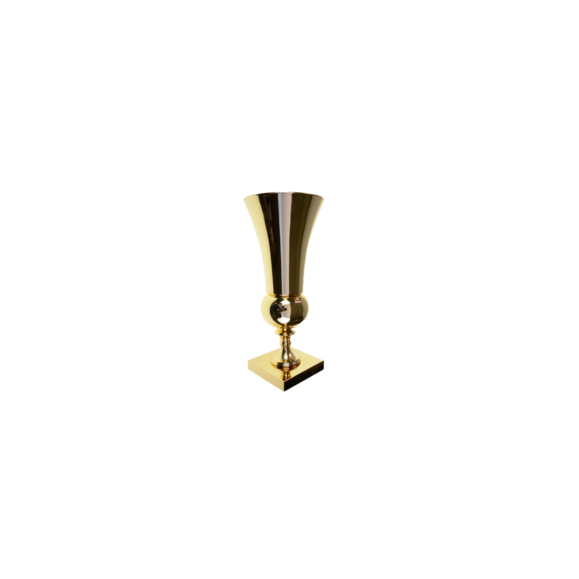Kehely fém 19*43cm arany