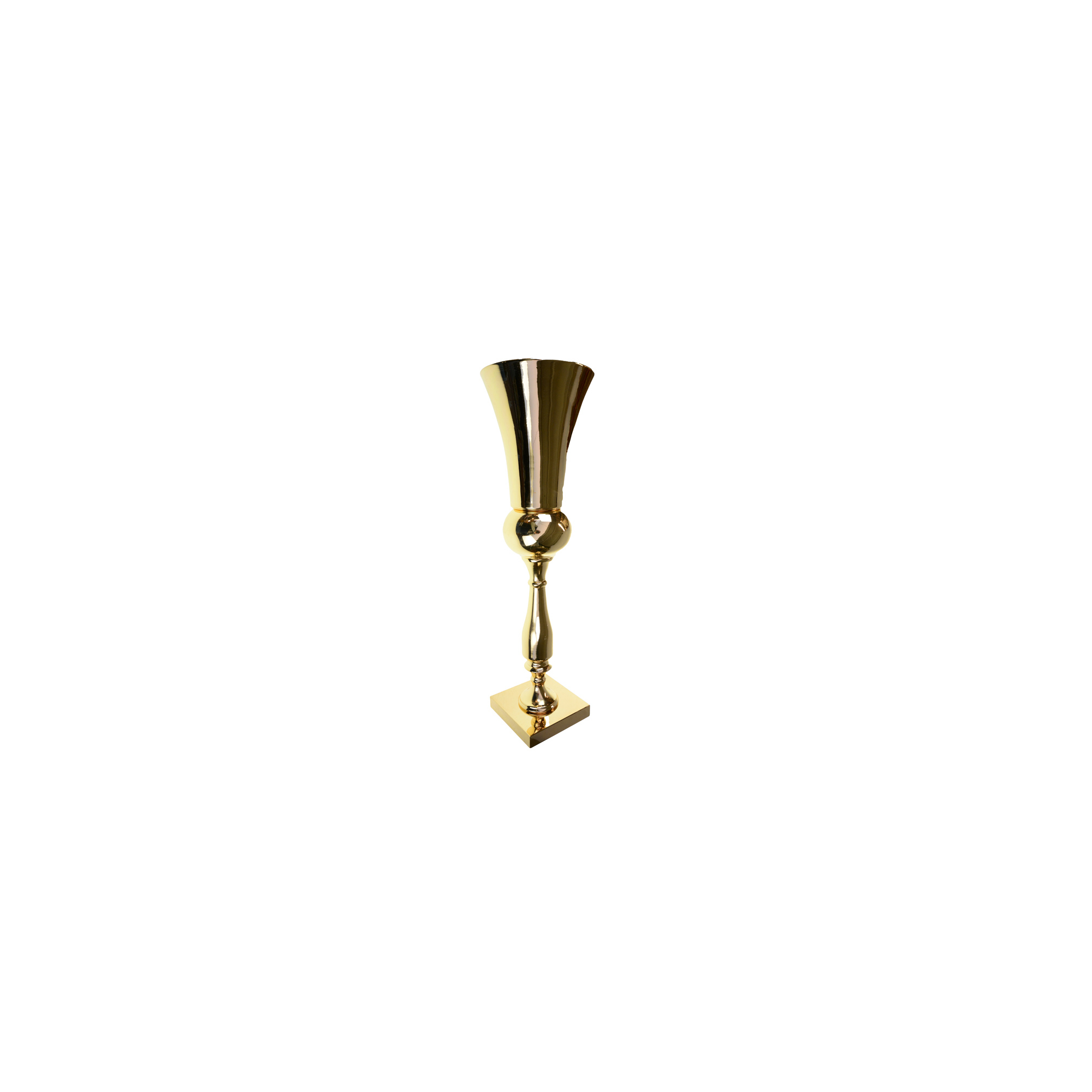 Kehely fém 19*63cm arany