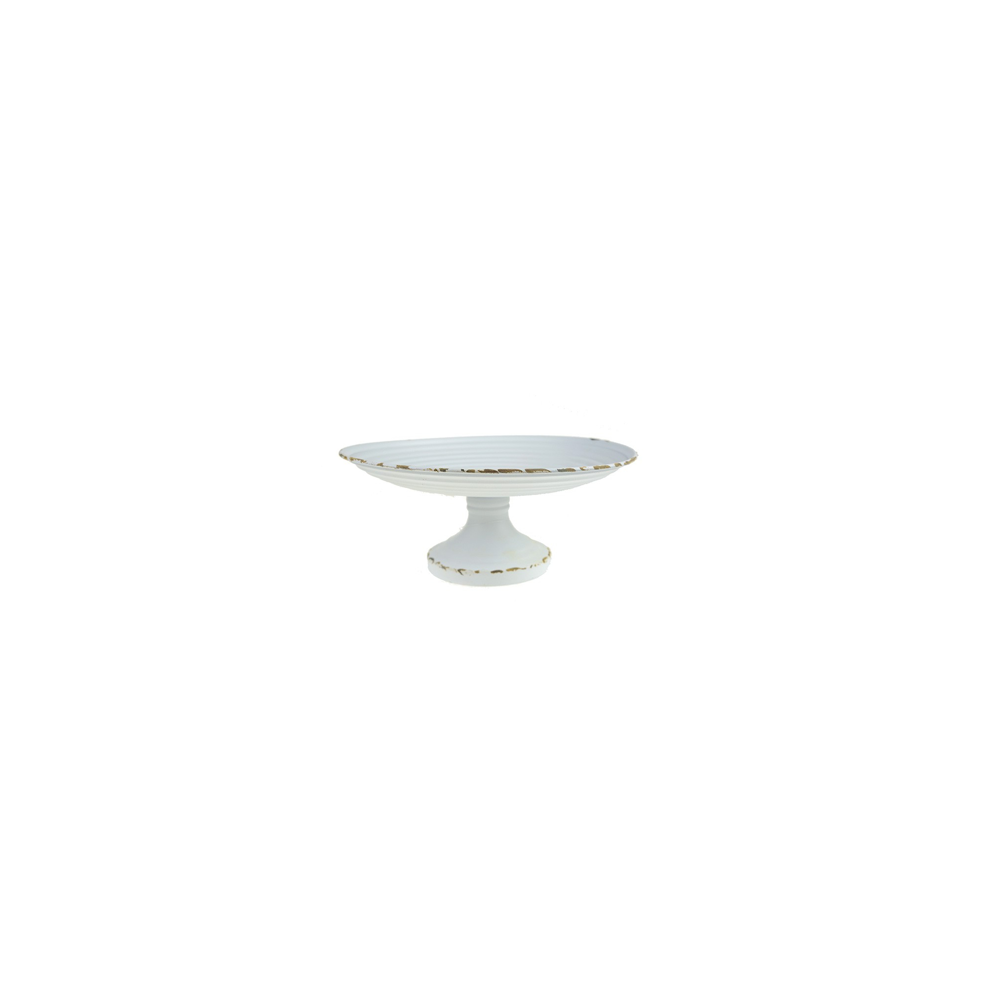 Kehely fém D26 H12 fehér