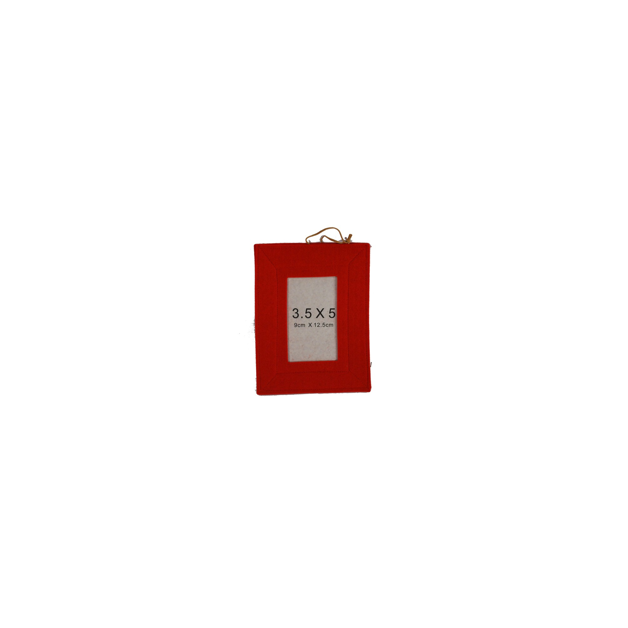 Képkeret filc 9x12,5cm piros/narancs