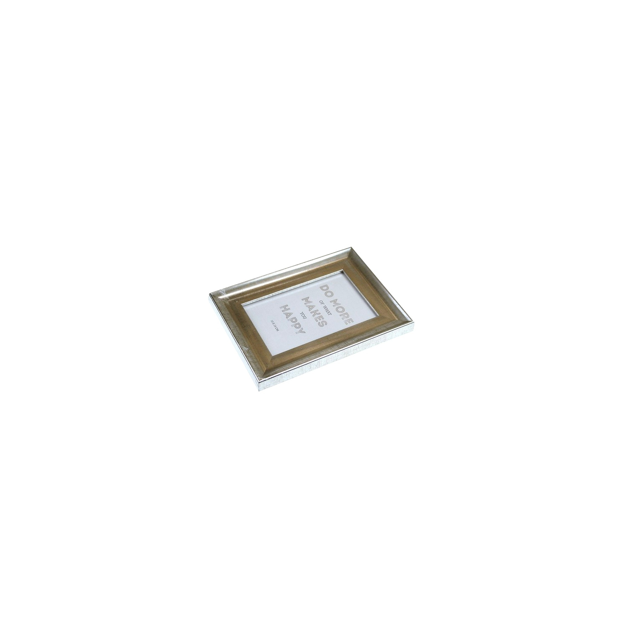 Képkeret plasztik 10*15cm ezüst