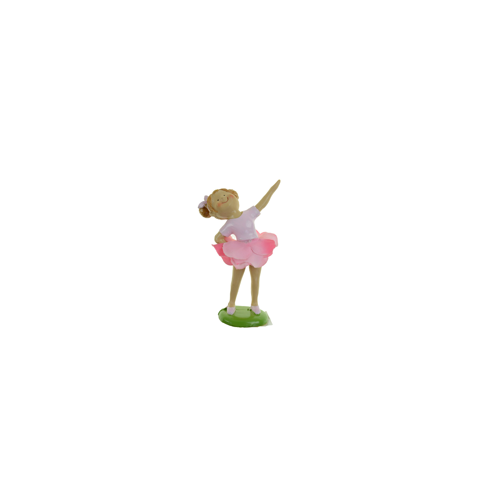 Kislány balerina poly 11,5cm rózsaszín