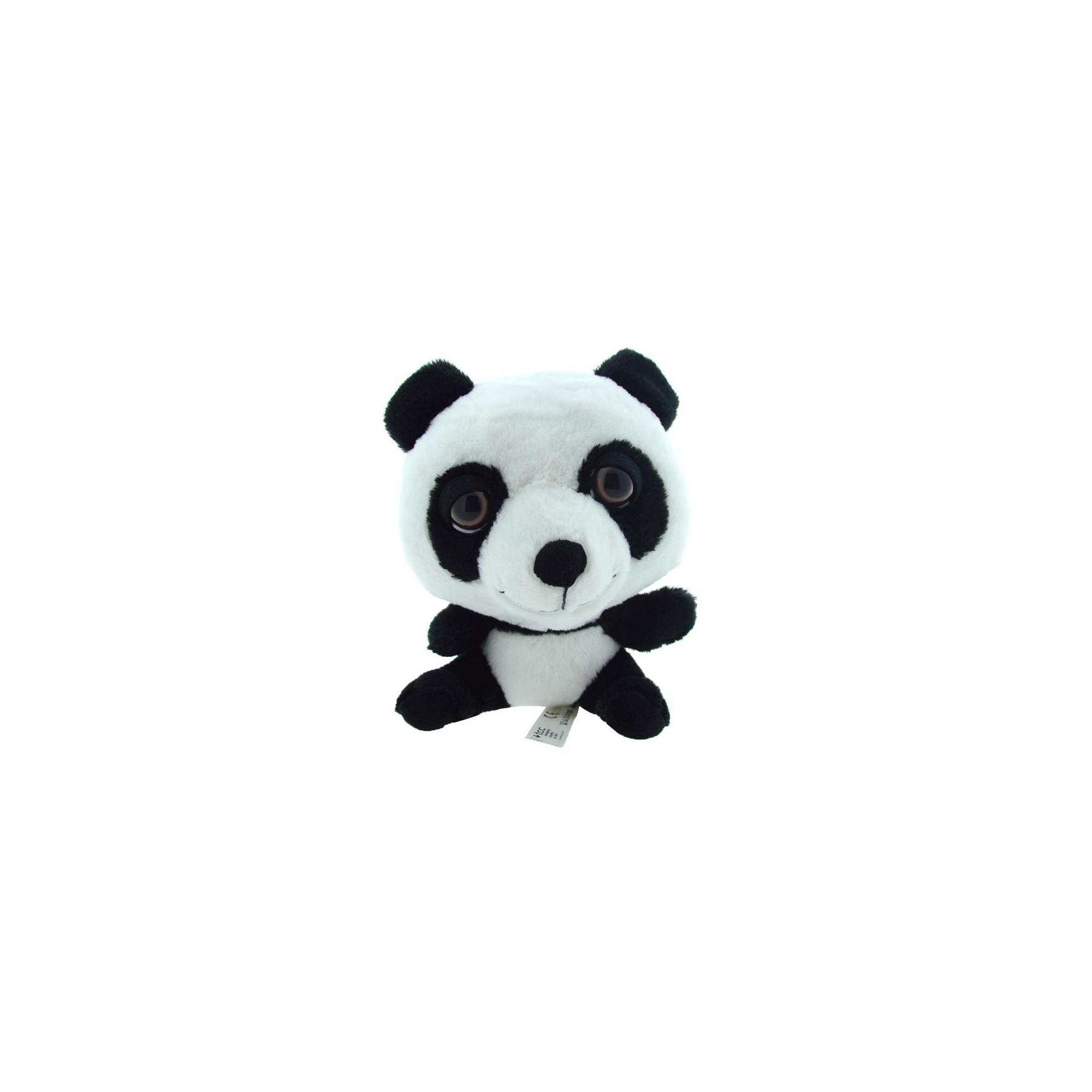 Panda plüss 22cm fekete-fehér