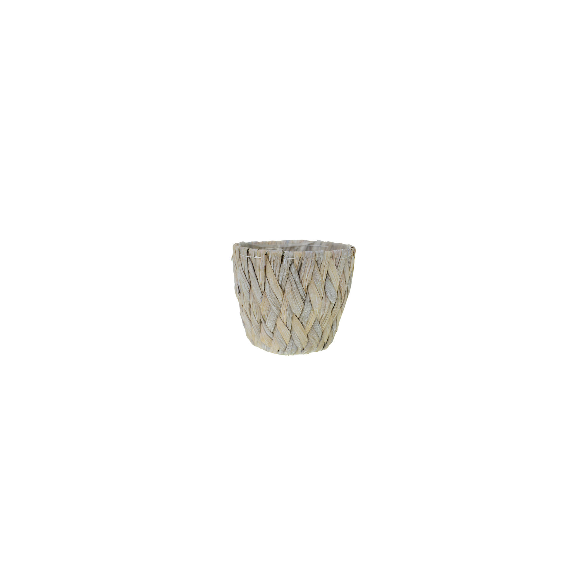 Kosár fonott D14.5 H12.5cm natúr