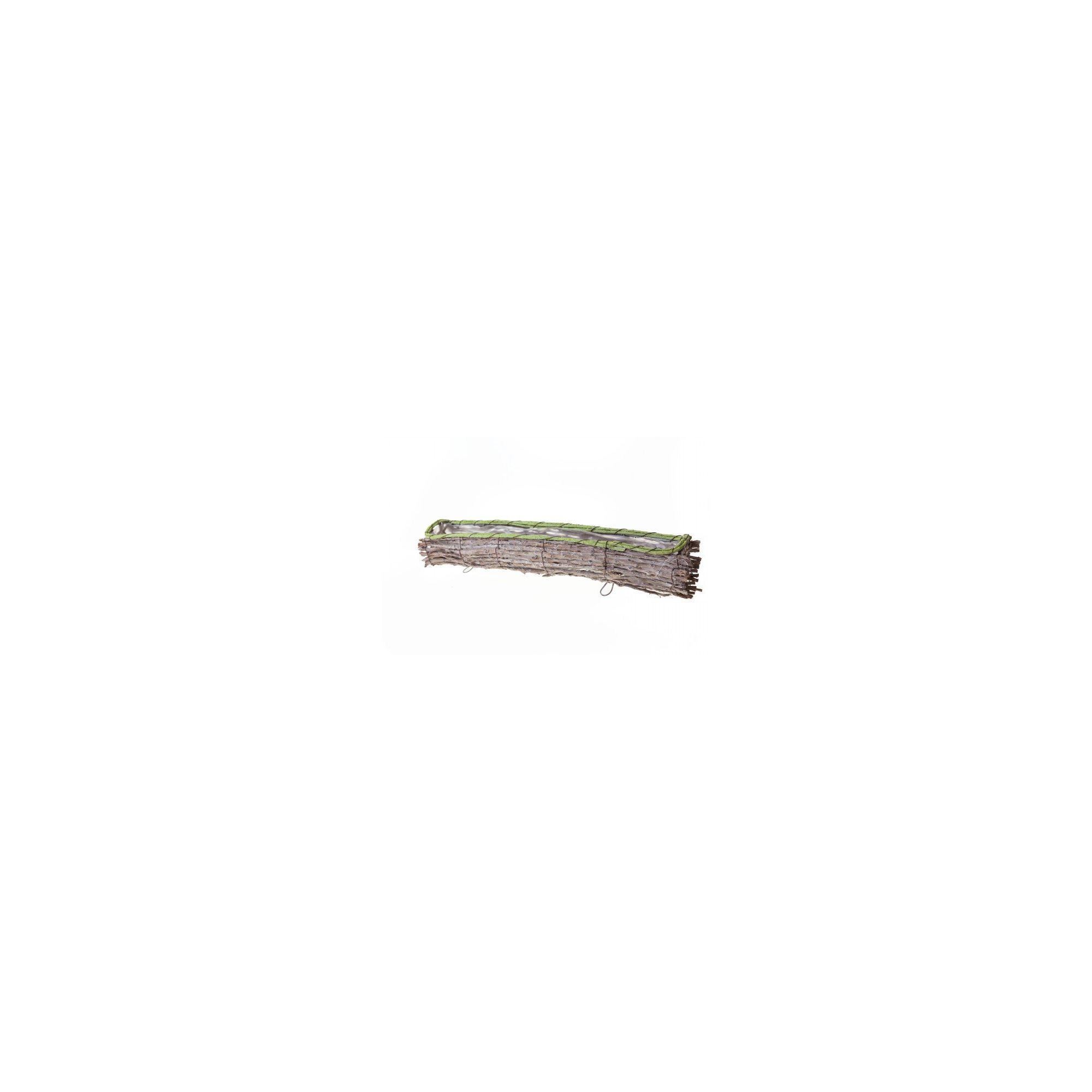 Kosár rattan 49*9cm hosszúkás forma natúr