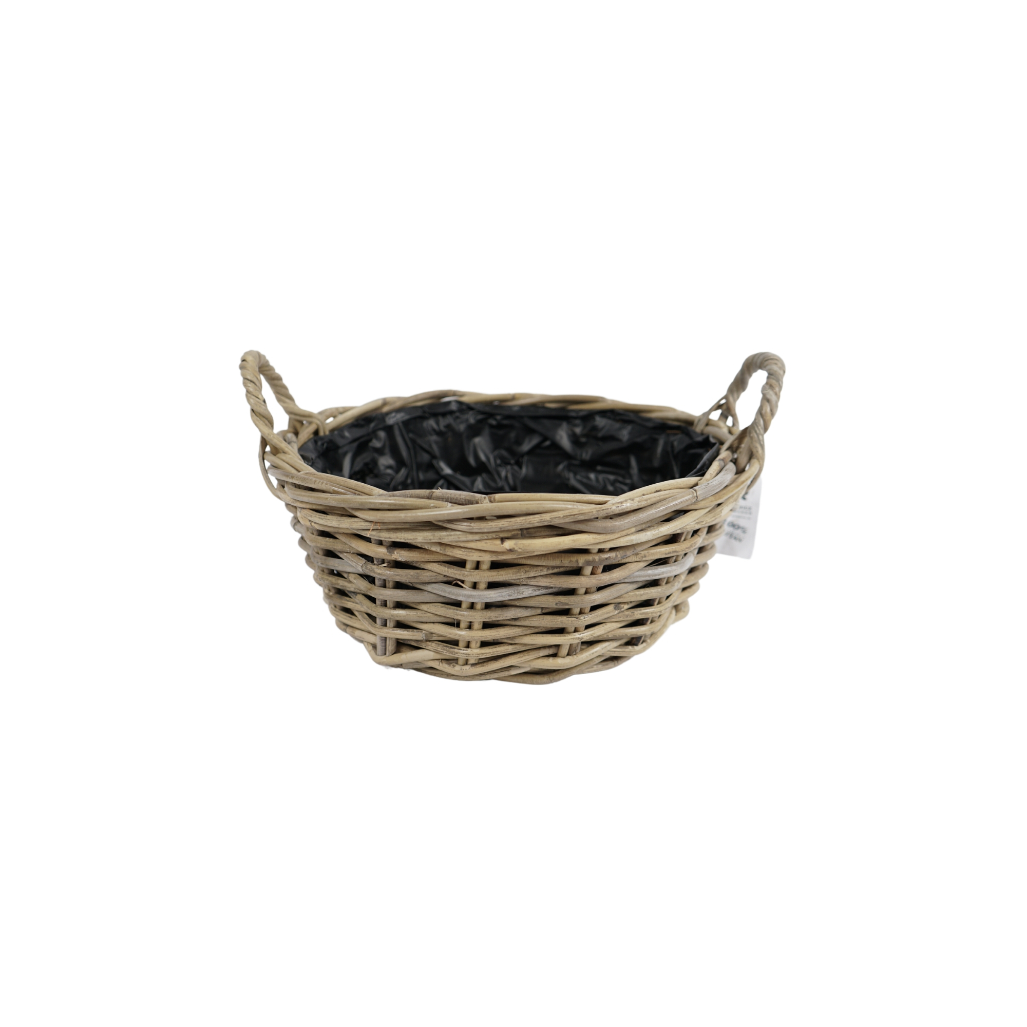 Kosár rattan kerek 35cm natúr