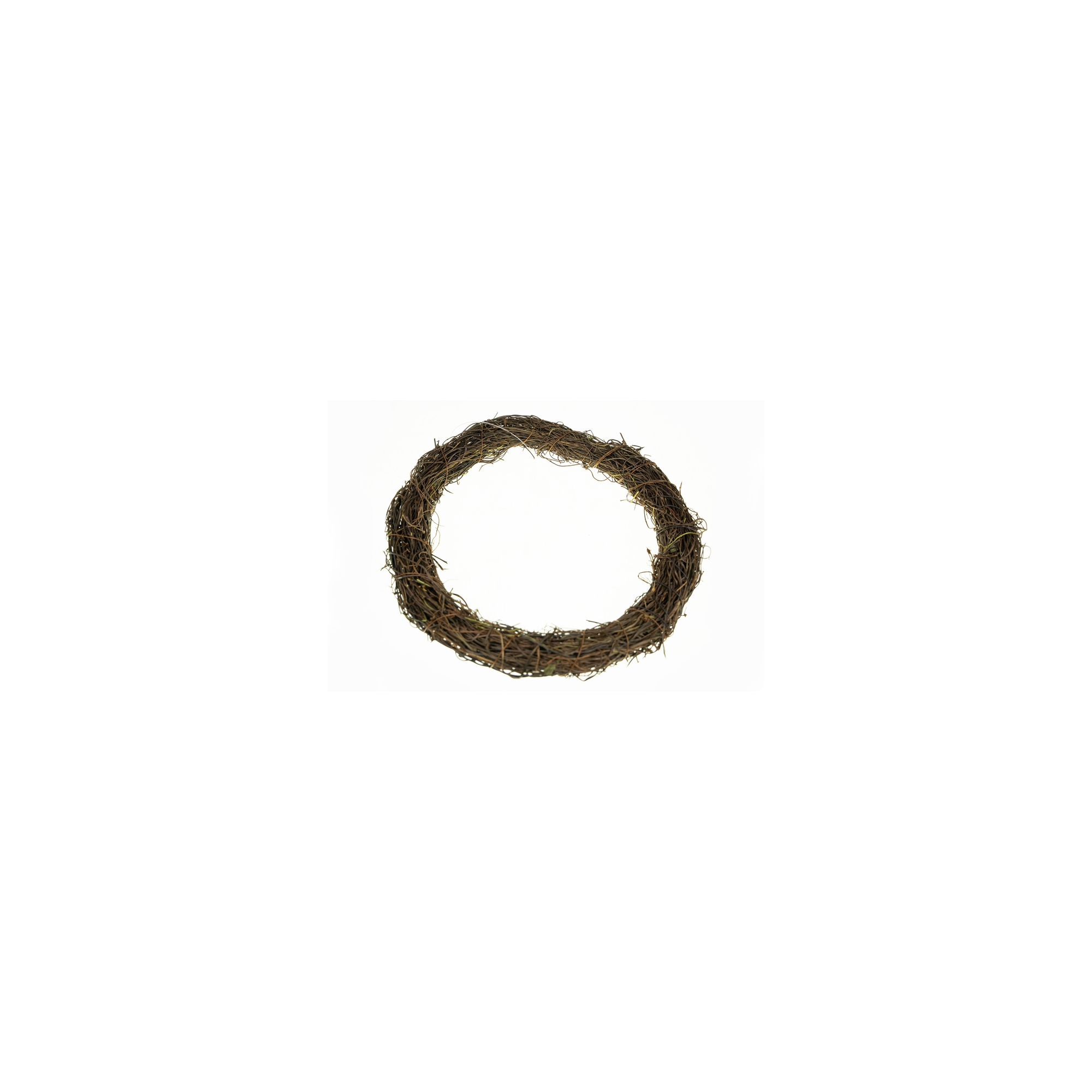 Koszorú alap rattan 30cm barna