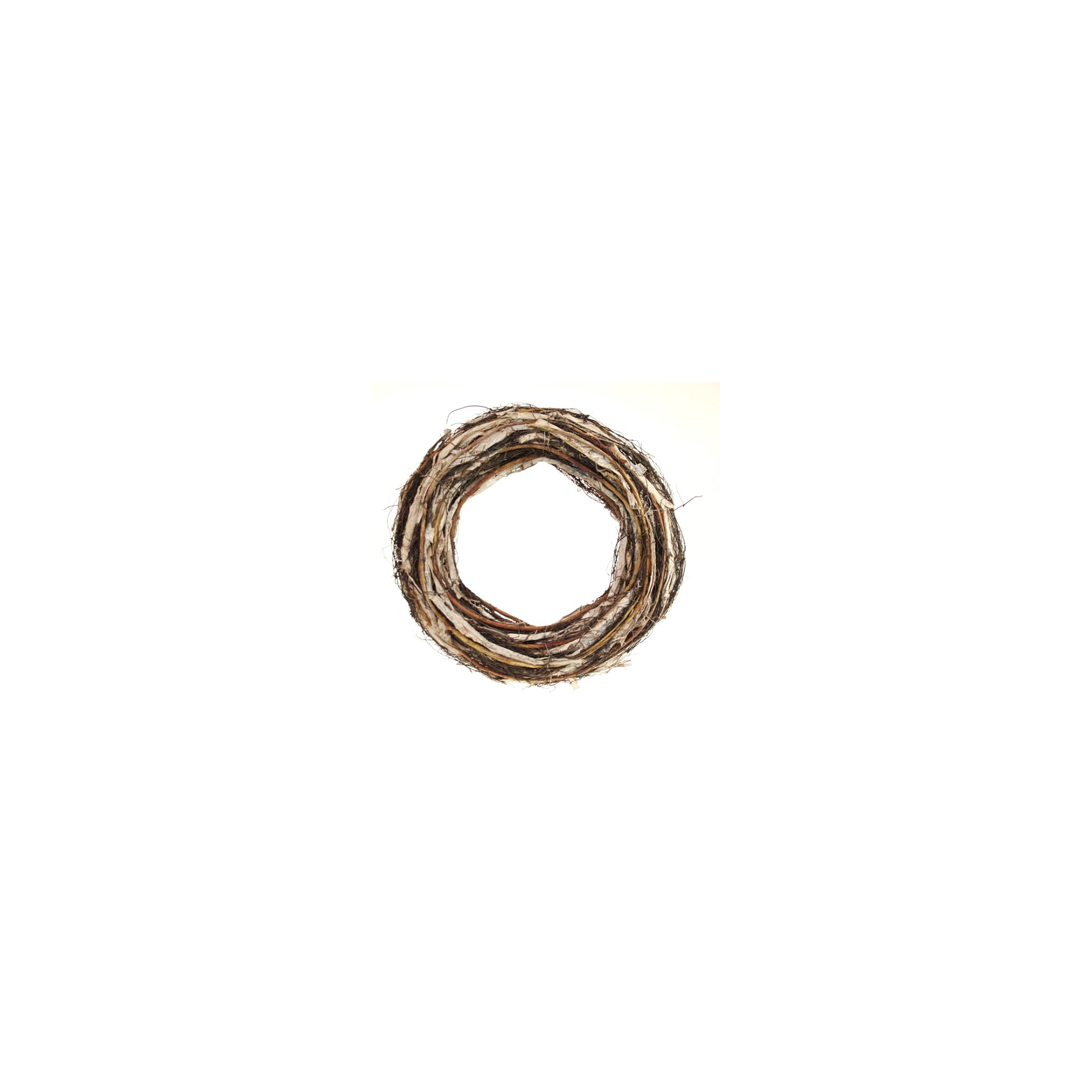 Koszorú rattan D30 natúr/fehér