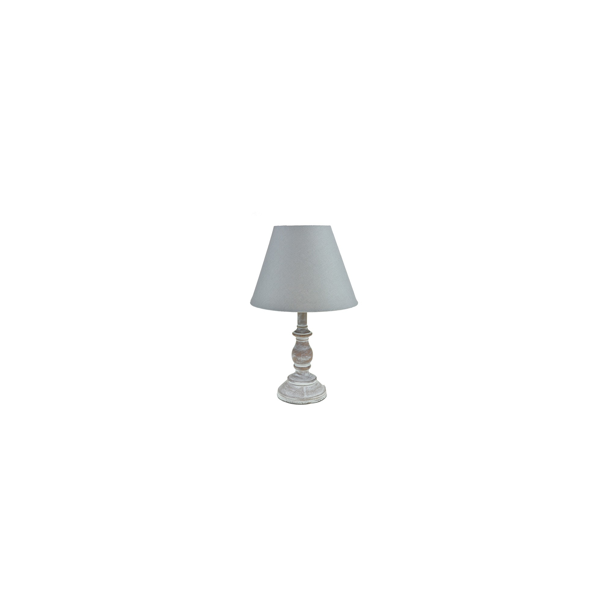 Lámpa műanyag/textil 20*34cm szürke