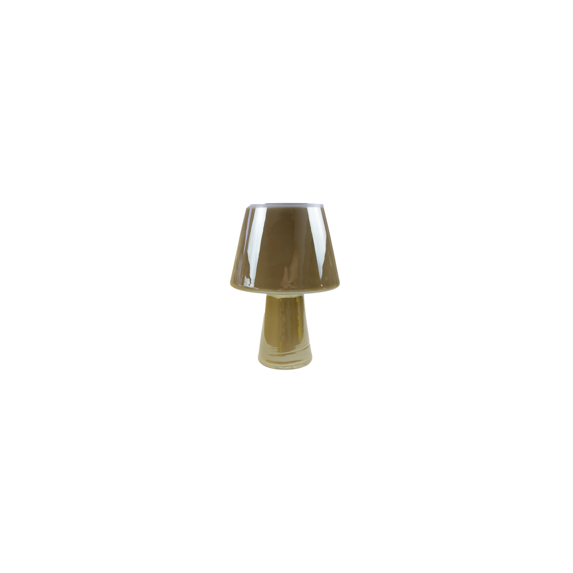 Lámpa üveg 17-10558 D17 H25 barna