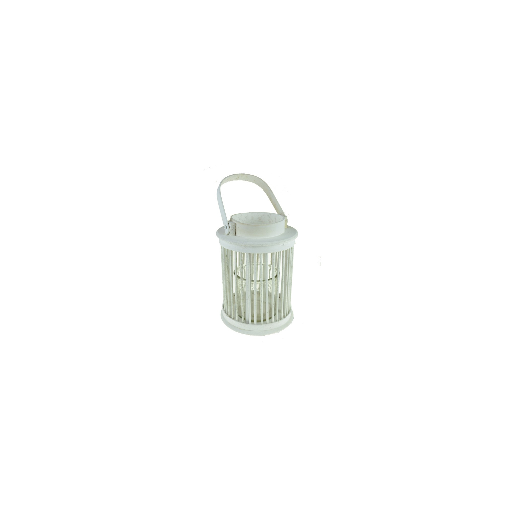 Lámpás bambusz 11*33cm fehér