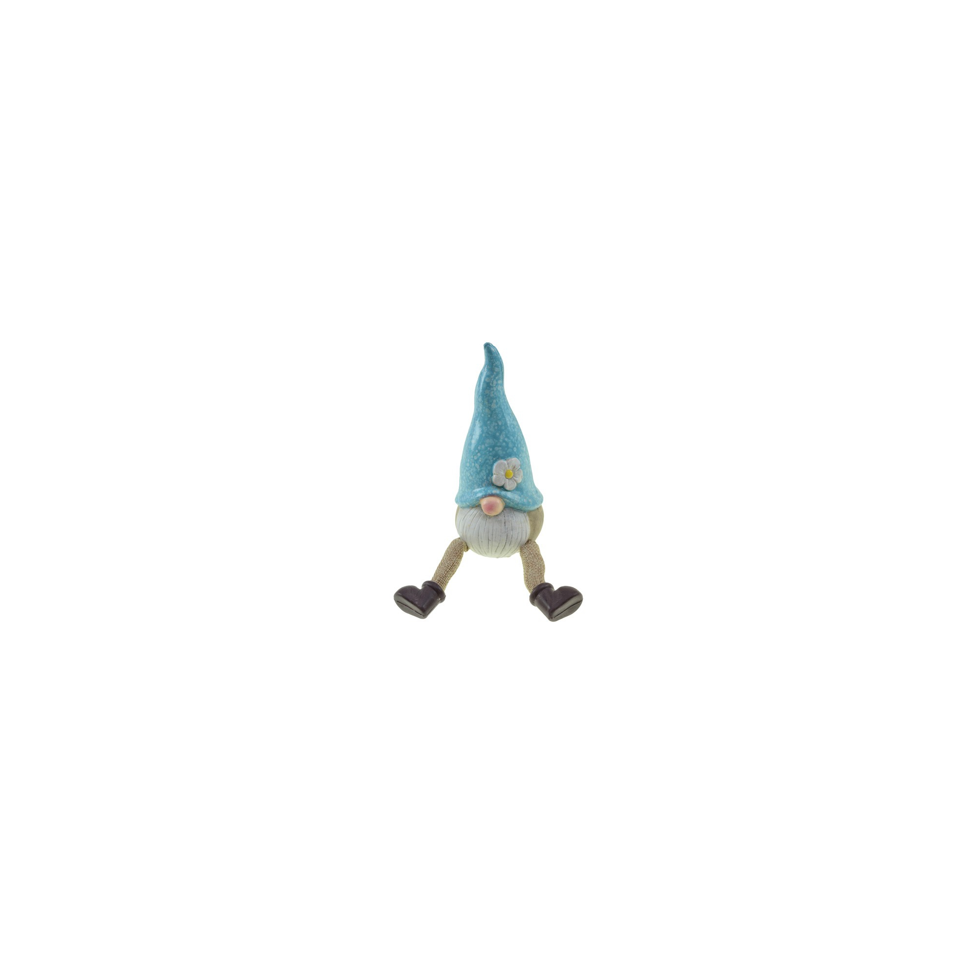 Figura manó kerámia 22cm lógólábú kék