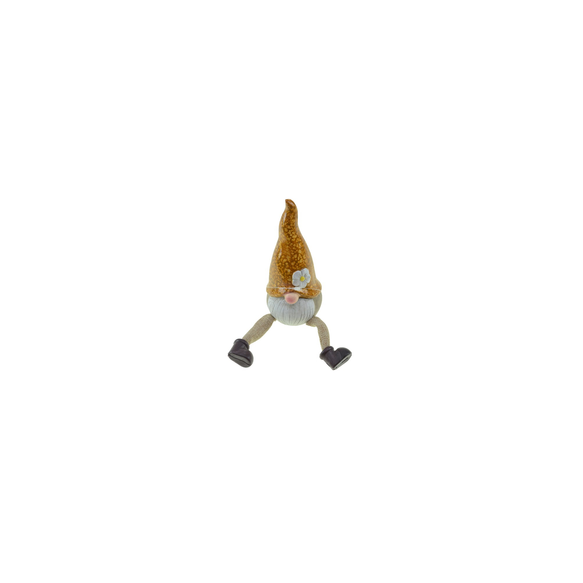 Figura manó kerámia 22cm lógólábú narancs