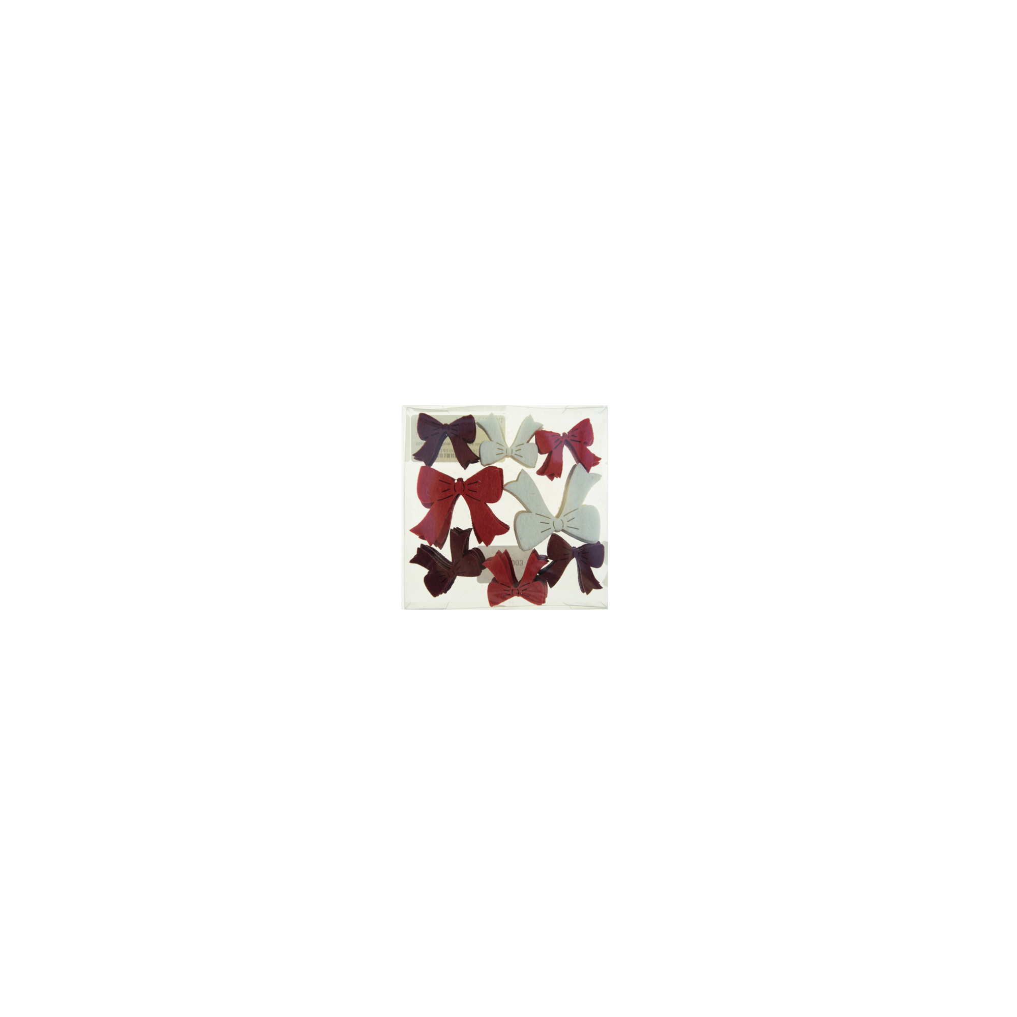 Masni filc 10cm s/32 piros mix